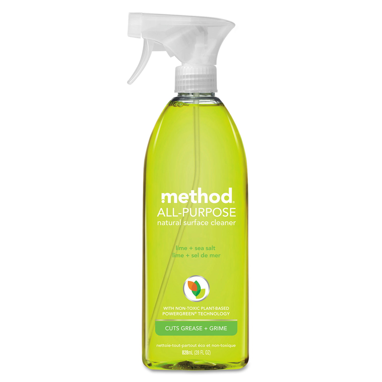  Method 01239EA All Surface Cleaner, Lime & Sea Salt, 28 oz Bottle (MTH01239EA) 