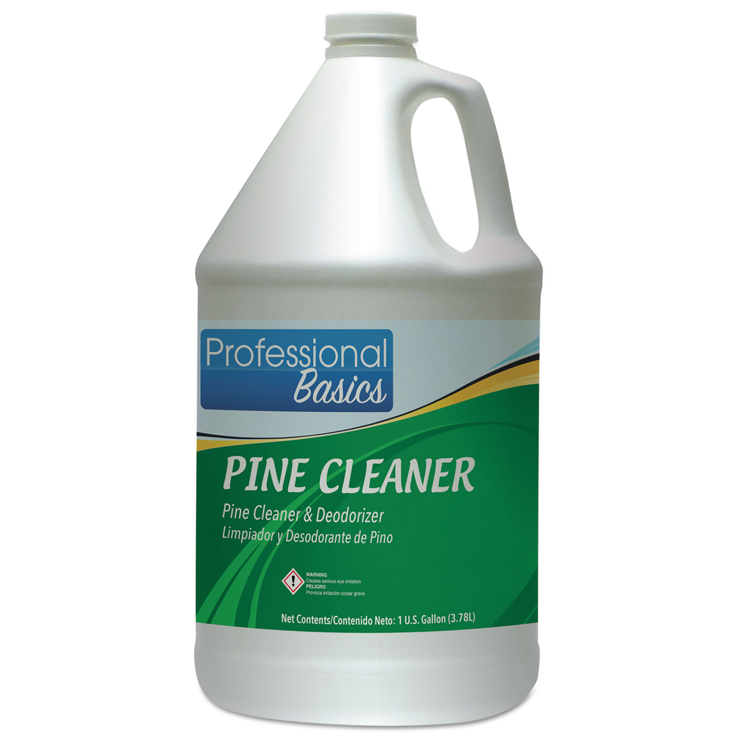 Professional Basics Pine Cleaner, Pine Scent, 1 gal Bottle, 4/Carton