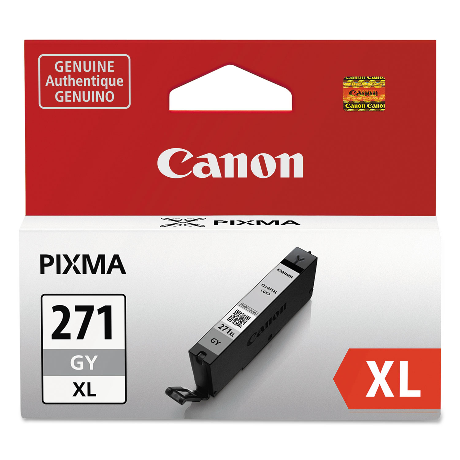  Canon 0340C001 0340C001 (CLI-271XL) High-Yield Ink, Gray (CNM0340C001) 