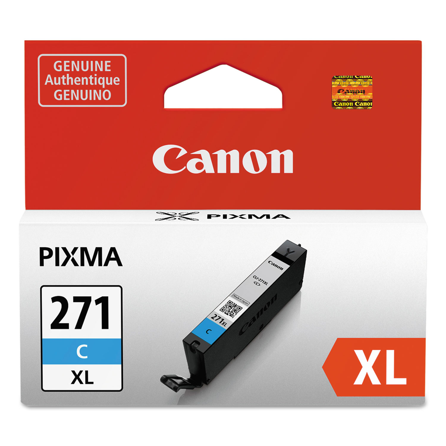  Canon 0337C001 0337C001 (CLI-271XL) High-Yield Ink, Cyan (CNM0337C001) 