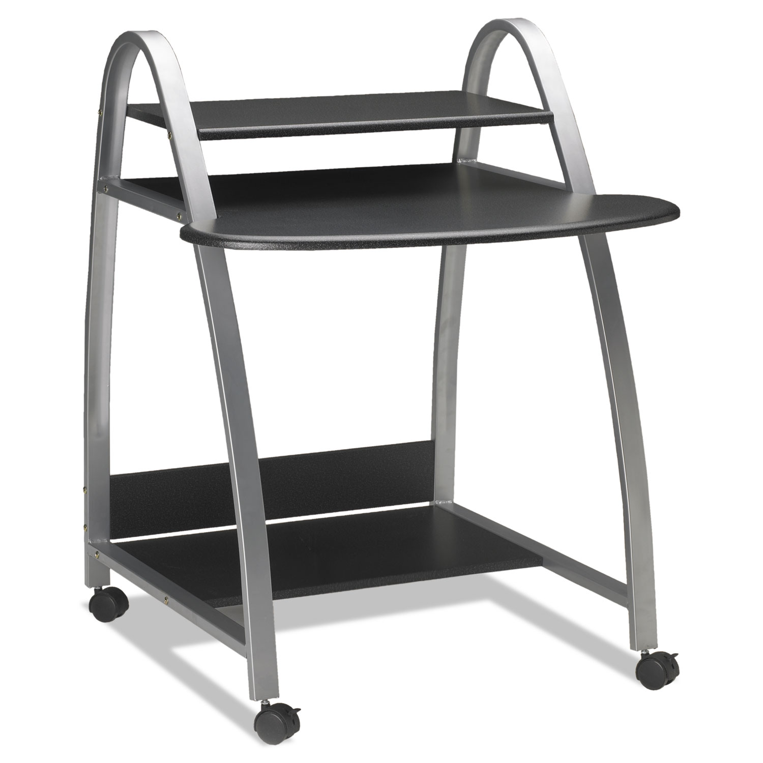 Eastwinds Arch Computer Cart, 31-1/2w x 34-1/2d x 37h, Anthracite