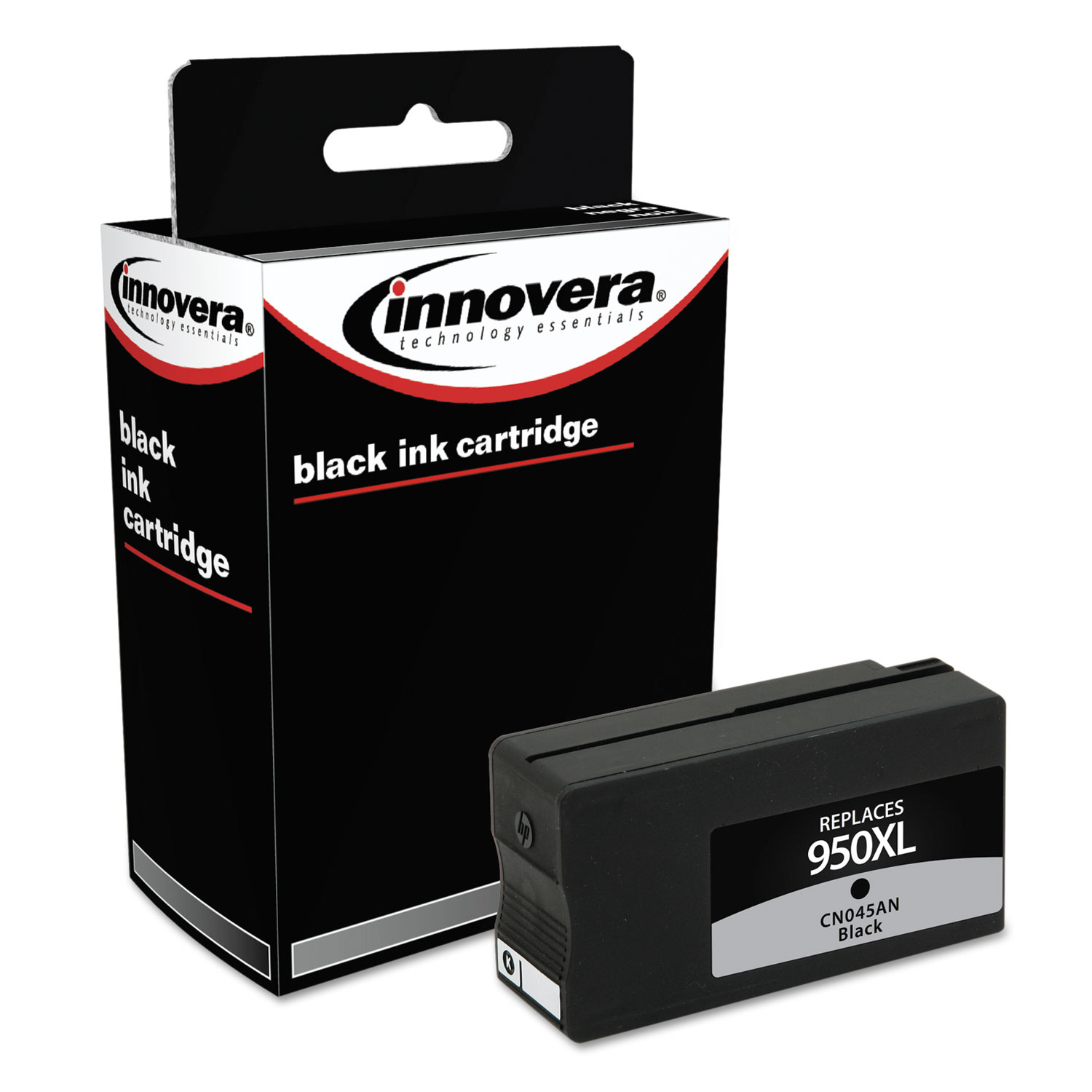  Innovera IVR950XLB Remanufactured CN045AN (950XL) High-Yield Ink, 2300 Page-Yield, Black (IVR950XLB) 