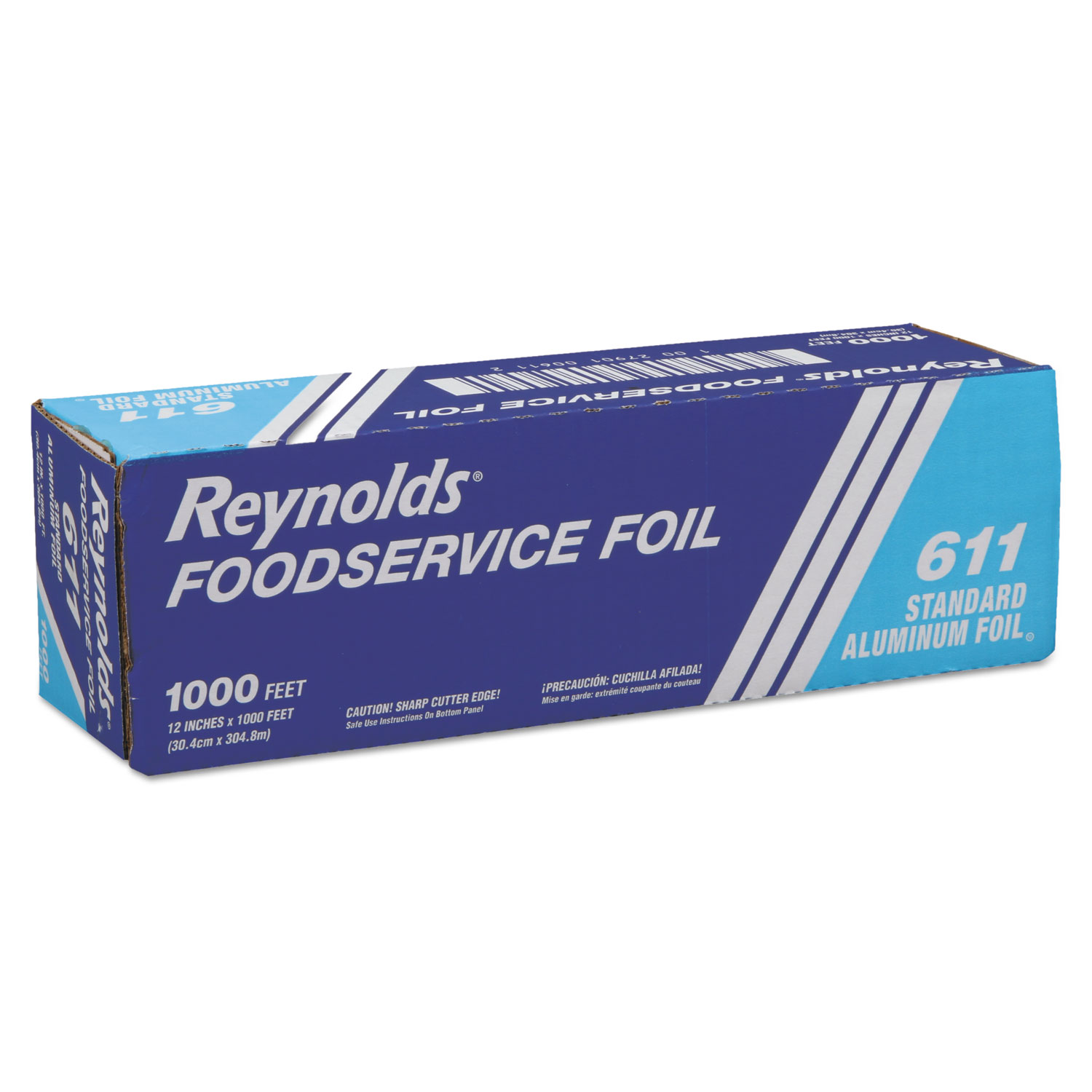  Reynolds Wrap 000000000000000611 Standard Aluminum Foil Roll, 12 x 1000 ft, Silver (RFP611) 