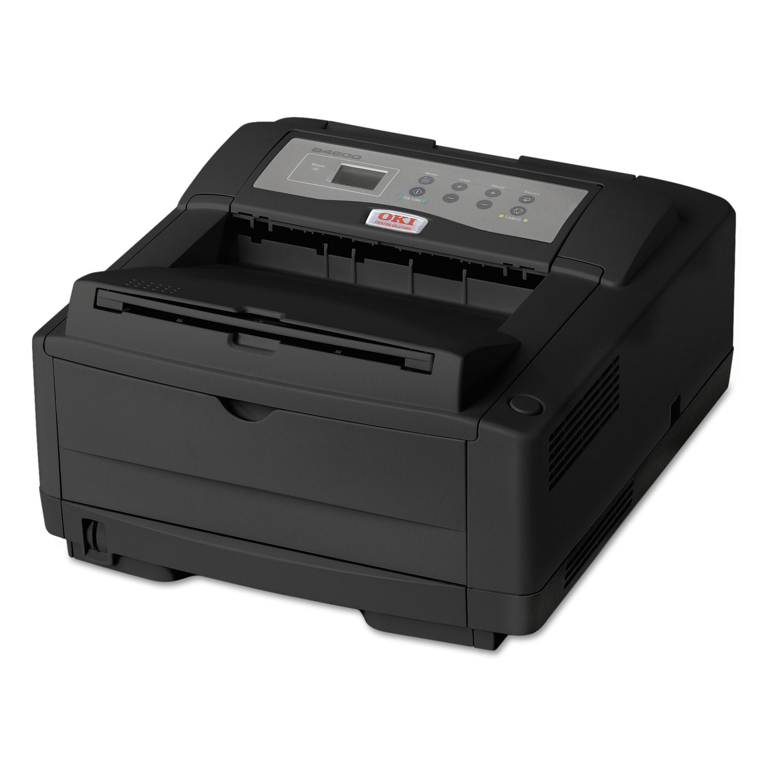 B4600n Series Digital Monochrome Printer, 120V, Black