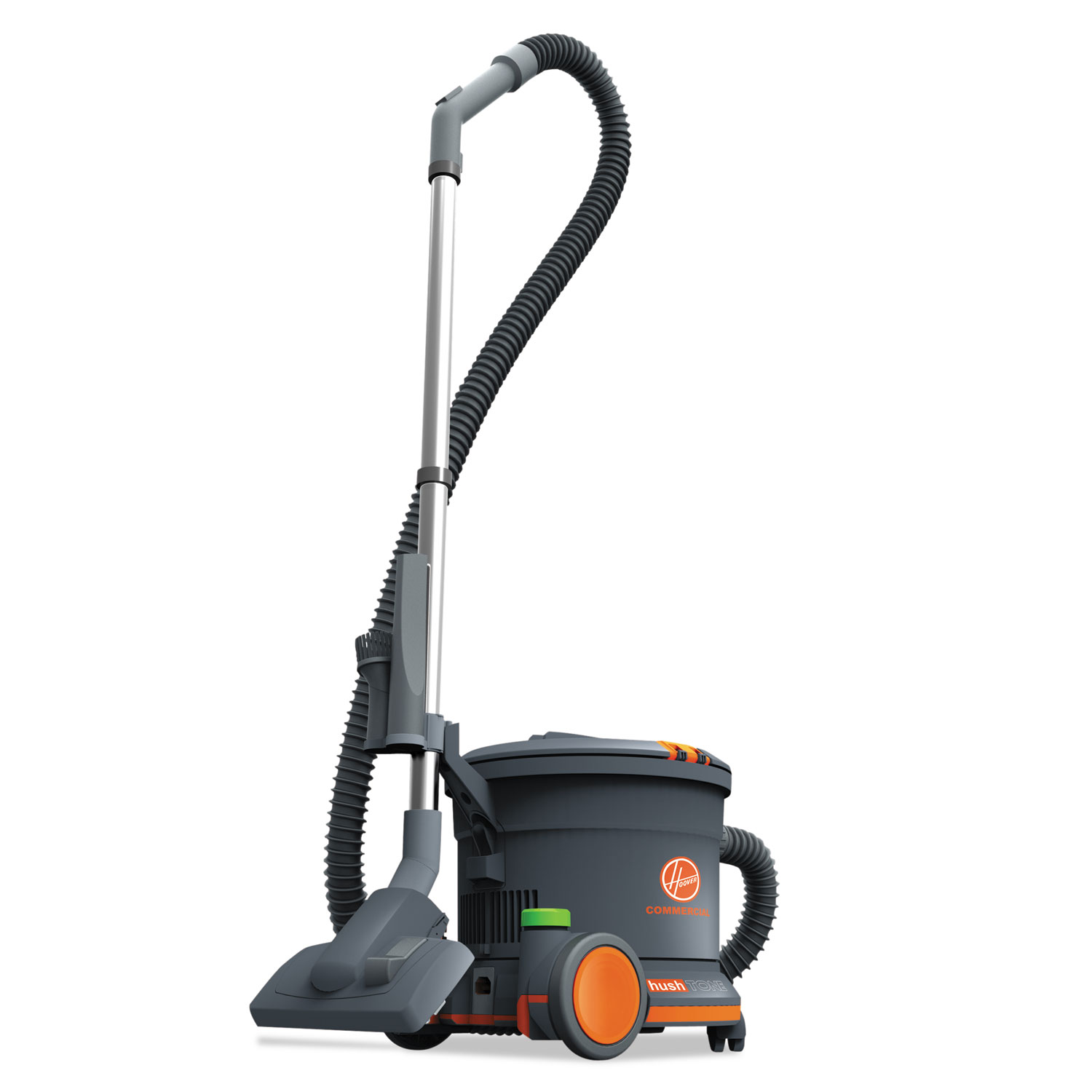  Hoover Commercial CH32008 HushTone Canister Vacuum Cleaner, 10.75lb, Gray (HVRCH32008) 