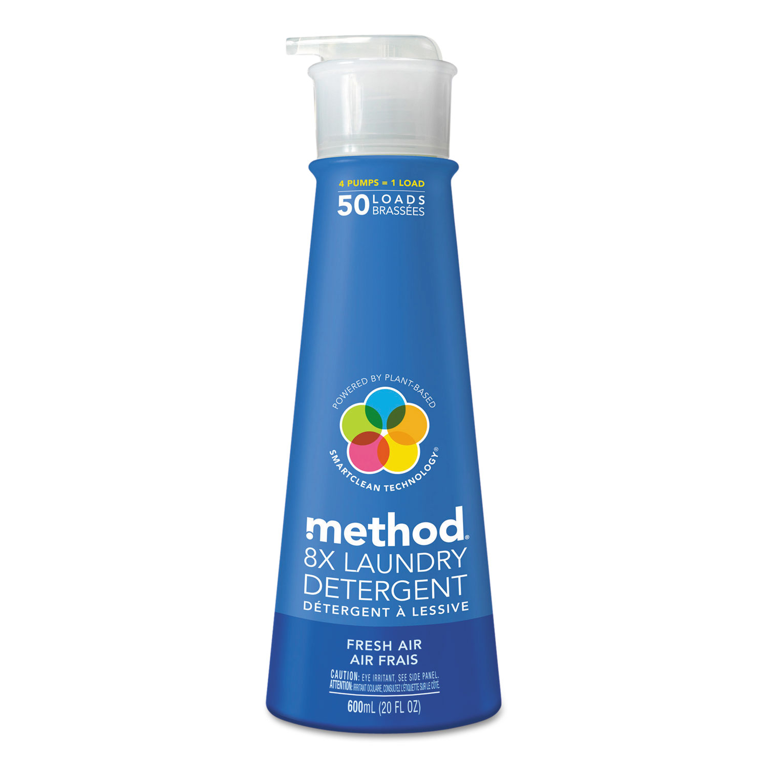  Method 01127CT 8X Laundry Detergent, Fresh Air, 20 oz Bottle, 6/Carton (MTH01127CT) 