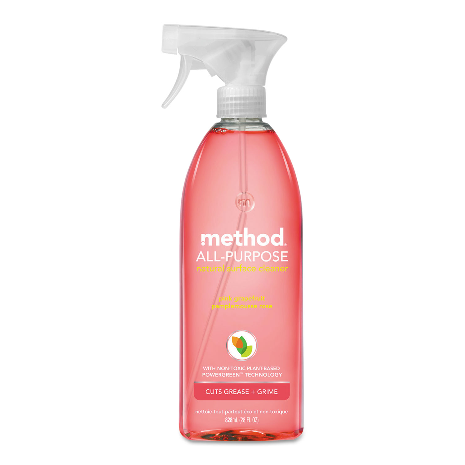  Method 00010CT All Surface Cleaner, Pink Grapefruit, 28 oz Bottle, 8/Carton (MTH00010CT) 
