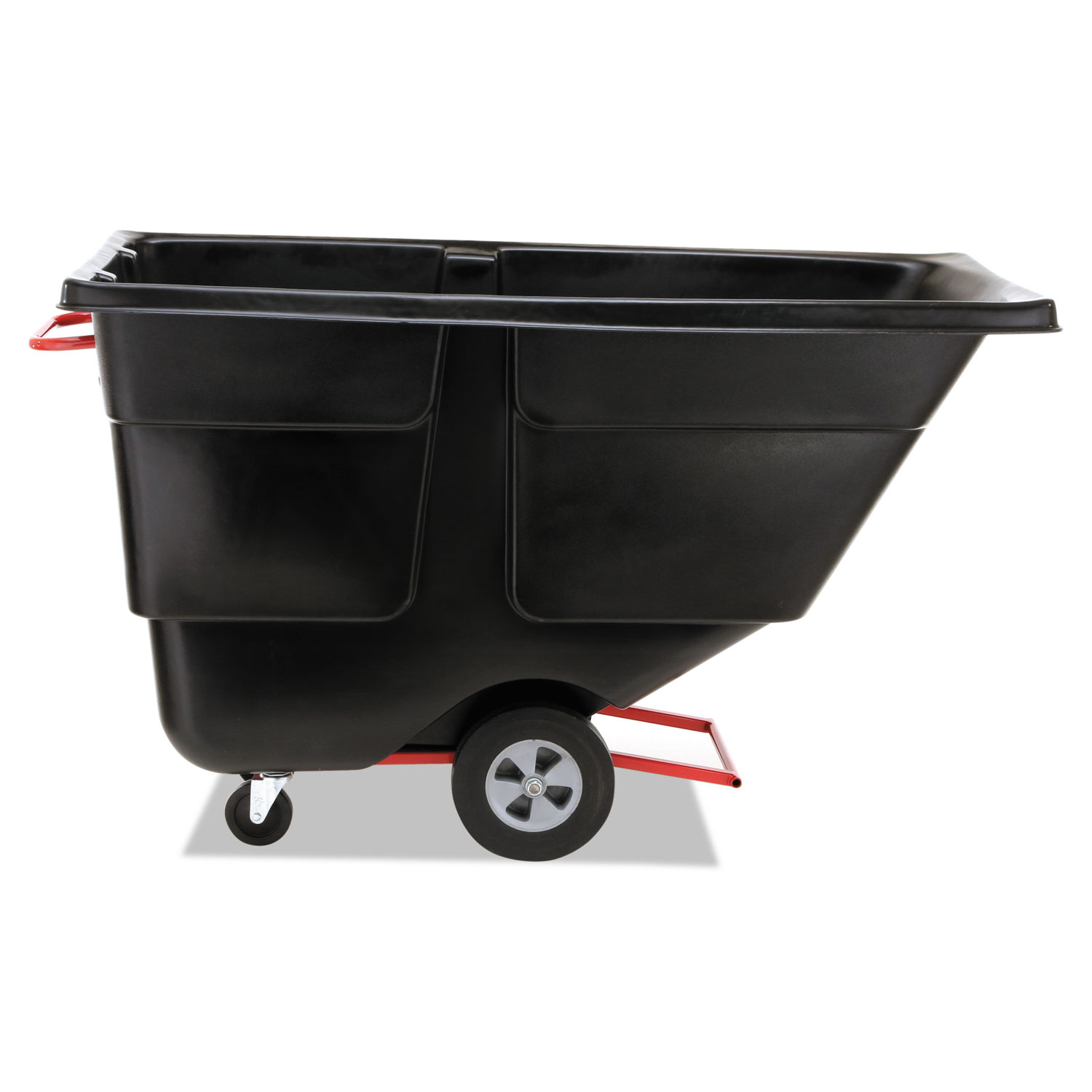 Rotomolded Tilt Truck, Rectangular, Plastic, 850 lb ...
