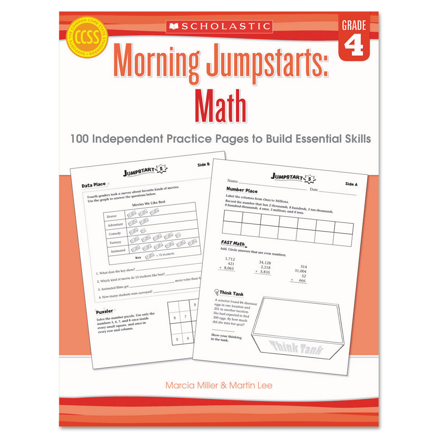 Morning Jumpstart Series Book, Math, Grade 4