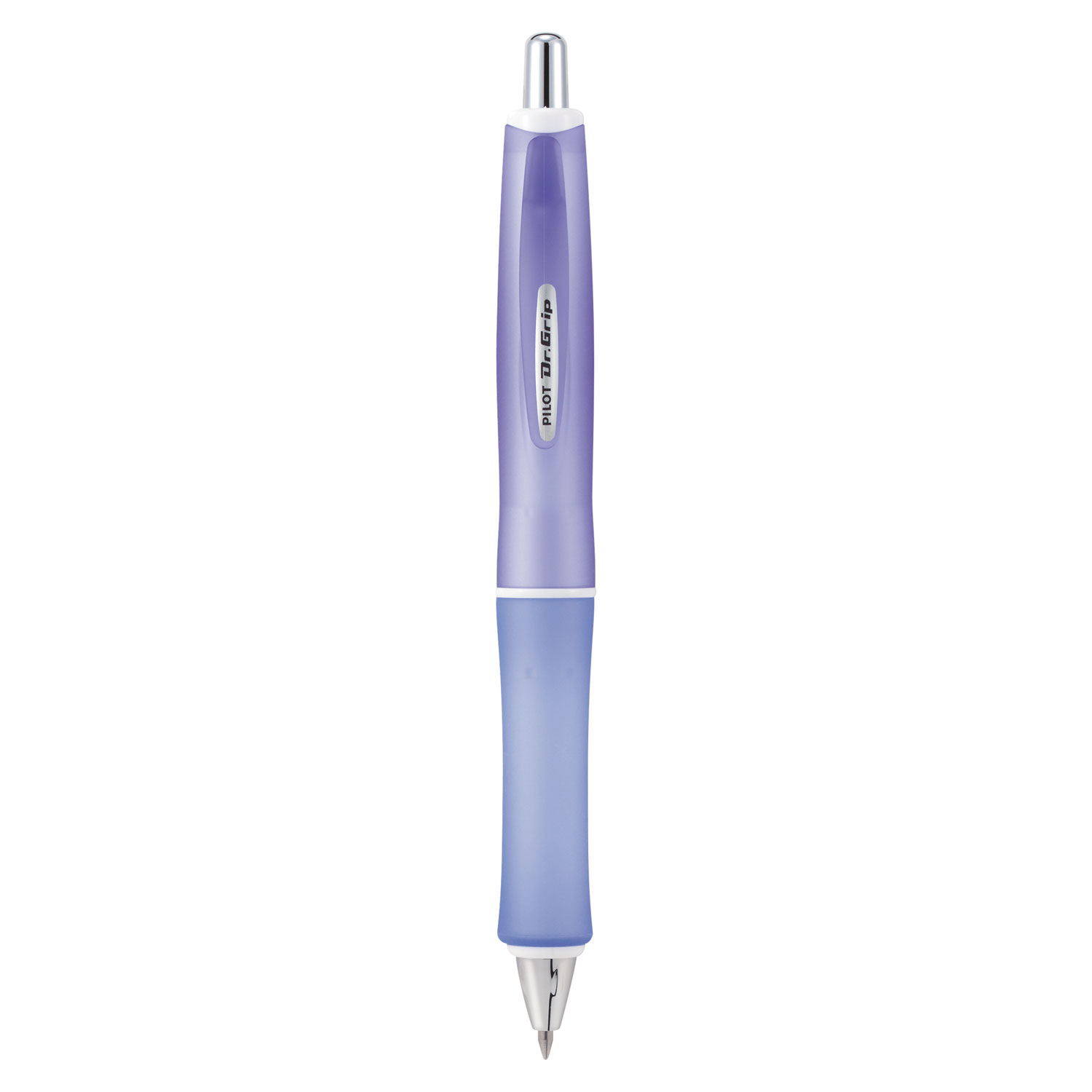  Pilot 36250 Dr. Grip Frosted Retractable Ballpoint Pen, 1mm, Black Ink, Purple Barrel (PIL36250) 