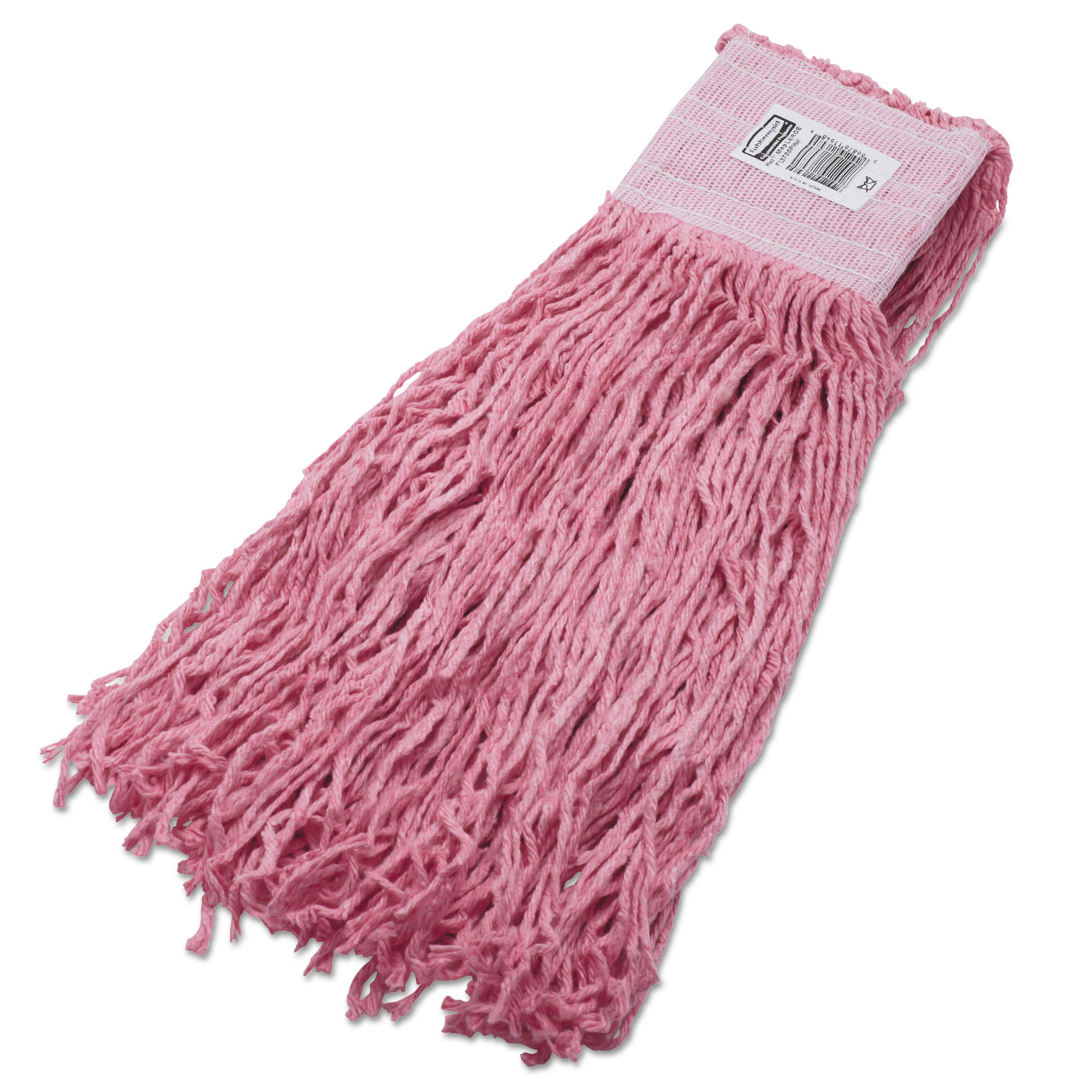  Rubbermaid Commercial FGF13700PINK Specialty Synthetic Blend Mop Heads, Cut-End, 24oz, Pink, 6/Carton (RCPF13700PINK) 