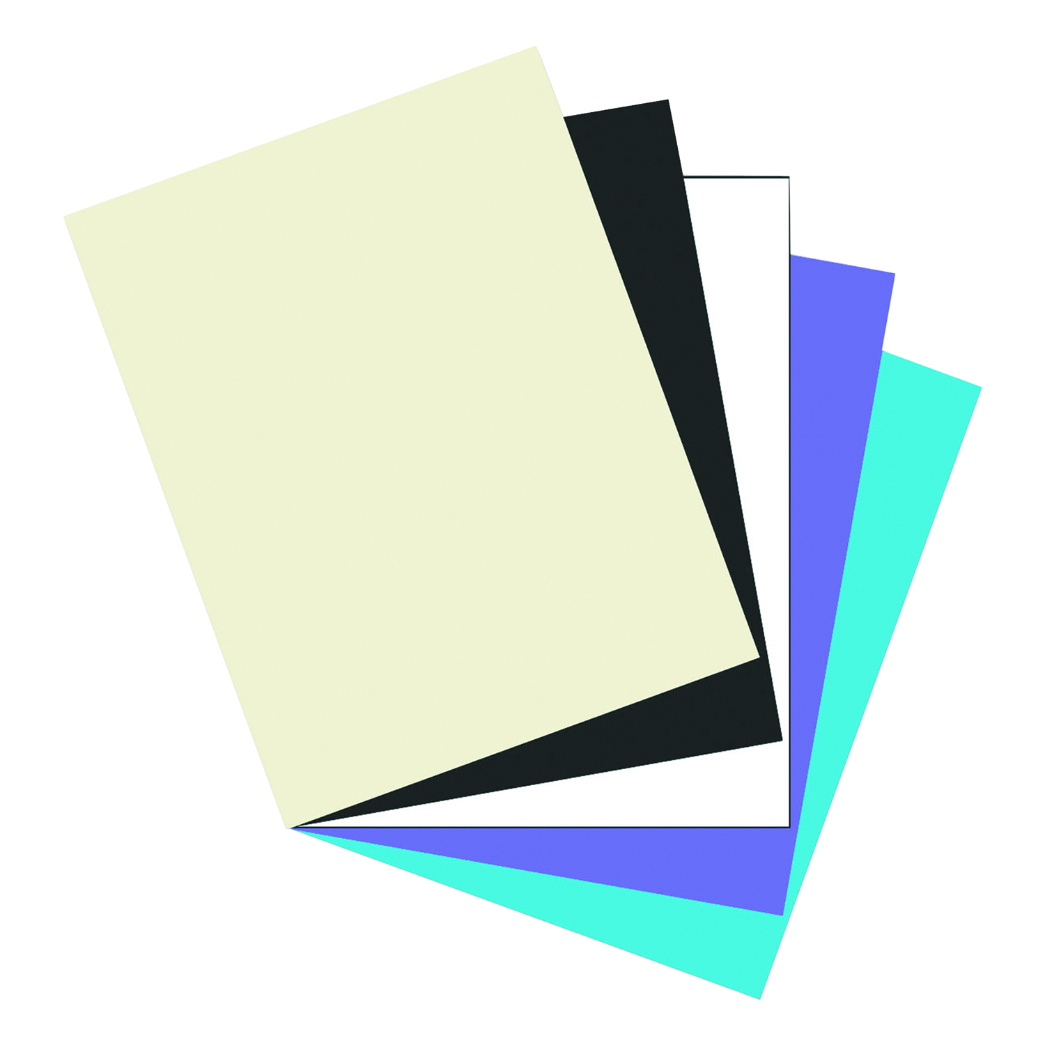 Array Card Stock, 65lb, 8.5 x 11, Assorted Classic Colors, 50/Pack