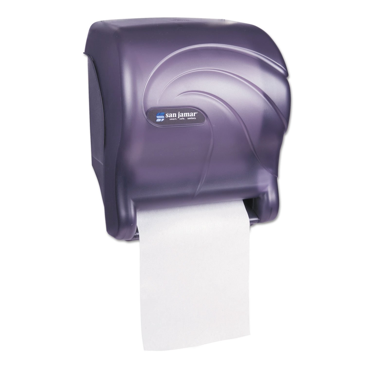  San Jamar SAN T8090TBK Tear-N-Dry Essence Touchless Towel Dispenser, 11.75x9 1/8x14 7/16, Black Pearl (SJMT8090TBK) 