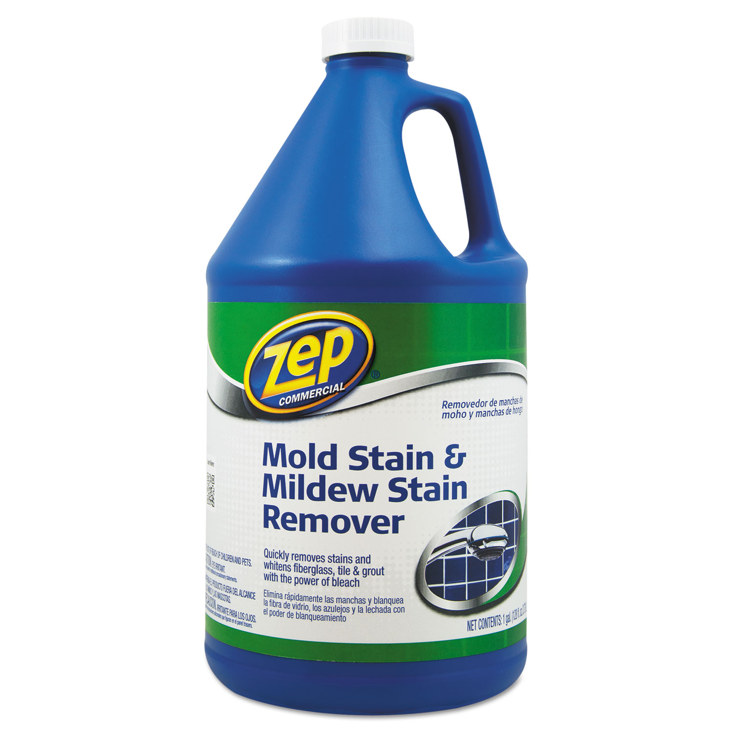  Zep Commercial ZUMILDEW128 Mold Stain and Mildew Stain Remover, 1 gal Bottle (ZPEZUMILDEW128E) 