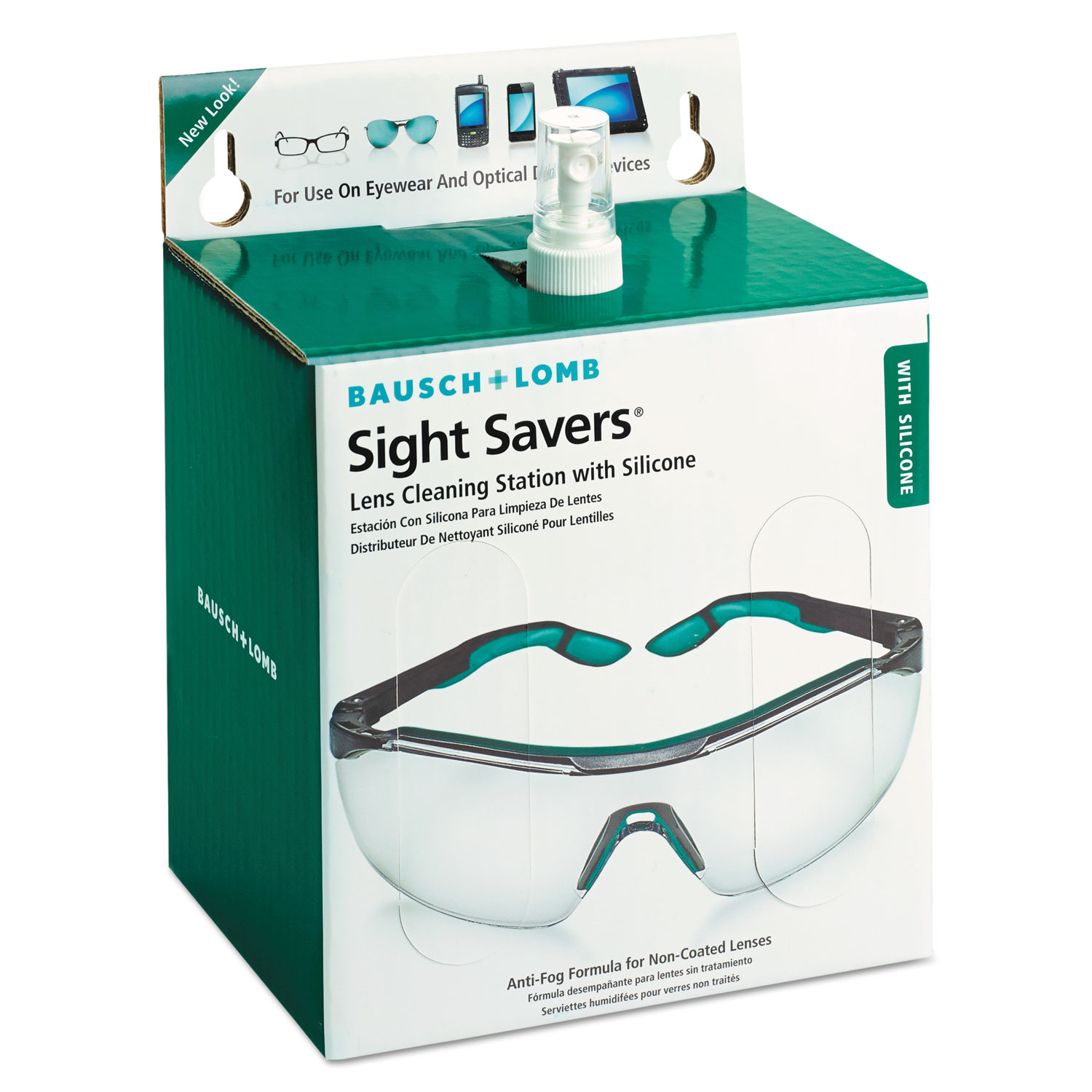  Bausch & Lomb 8565 Sight Savers Lens Cleaning Station, 6 1/2 x 4 3/4 Tissues (BAL8565) 