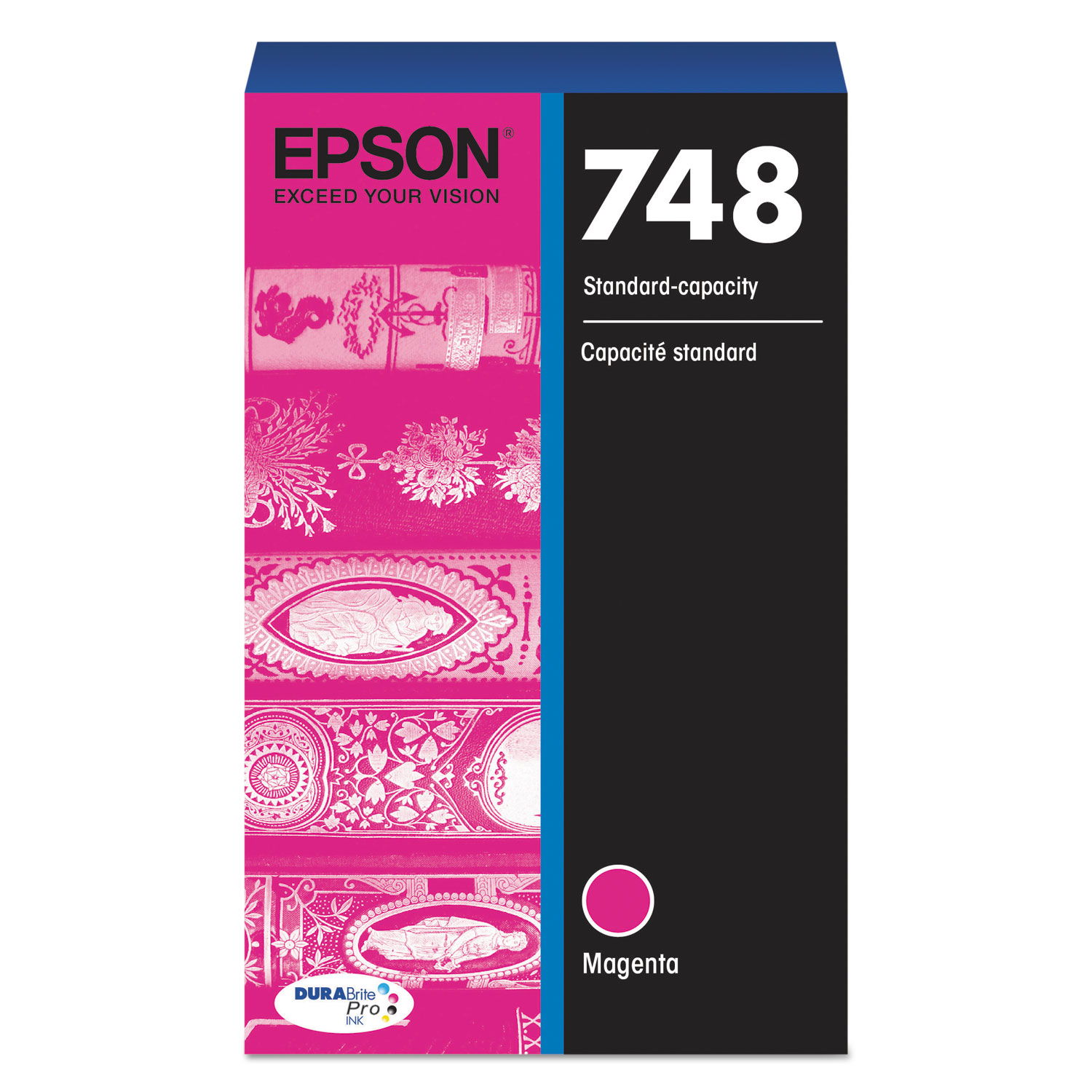  Epson T748320 T748320 (748) DURABrite Pro Ink, Magenta (EPST748320) 