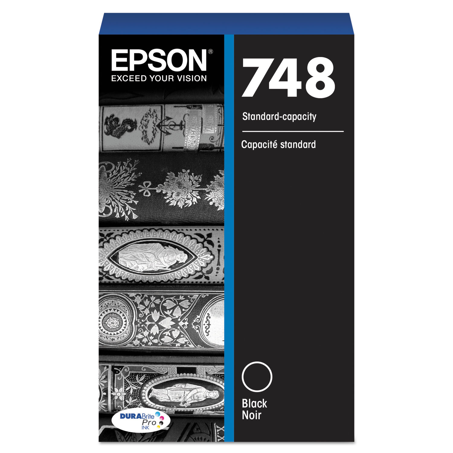  Epson T748120 T748120 (748) DURABrite Pro Ink, Black (EPST748120) 