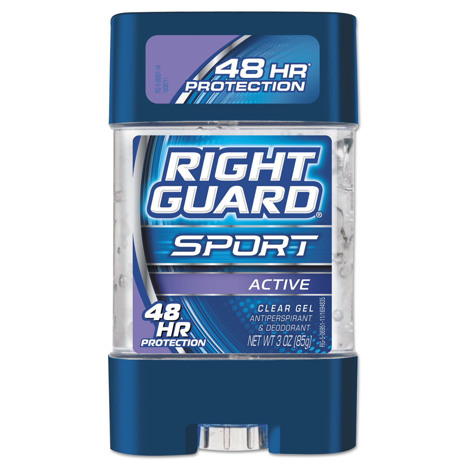 Sport Gel Deodorant, Active Scent, 3 oz Tube, 12/Carton