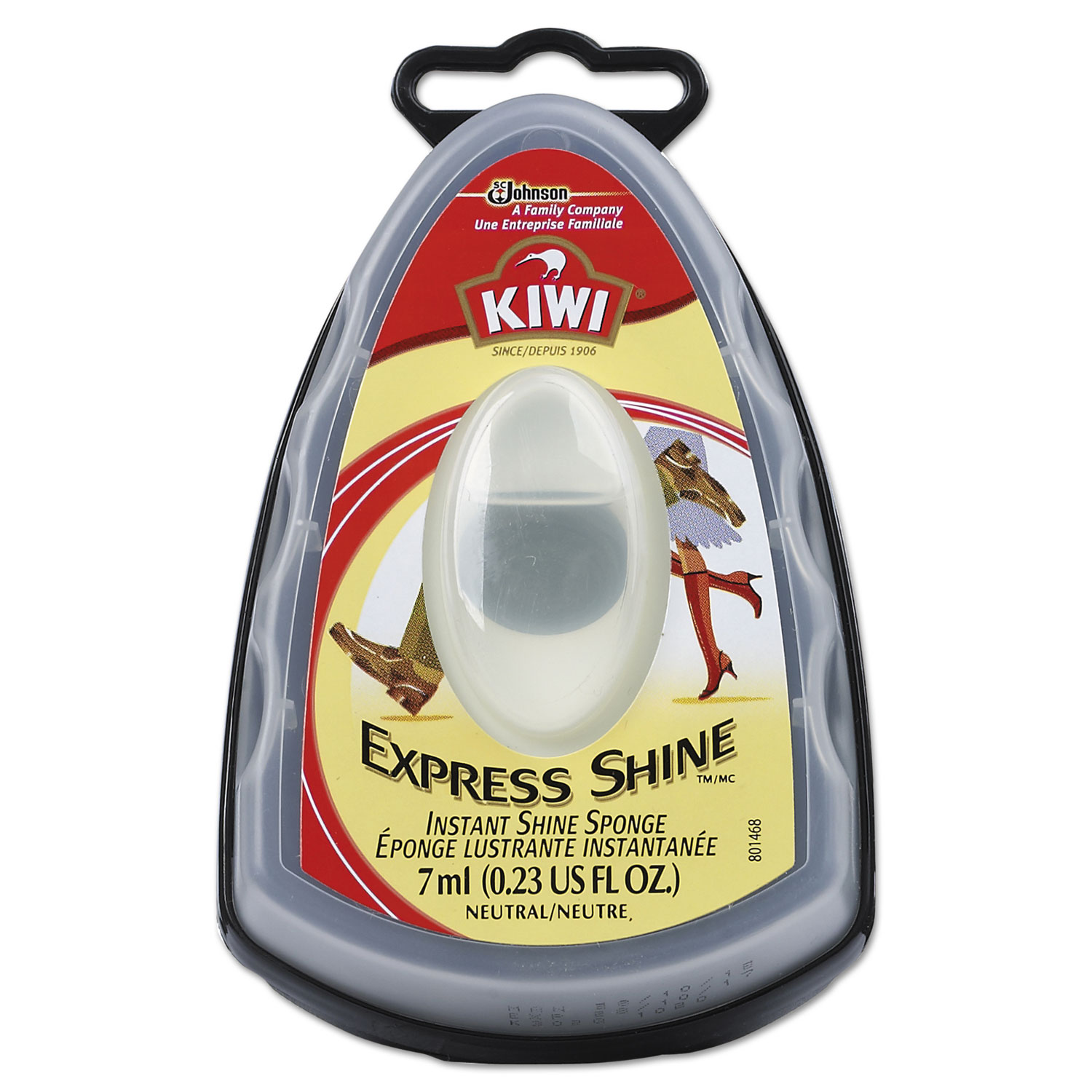 Express Shine Sponge, Clear, 7 mL,12/Carton