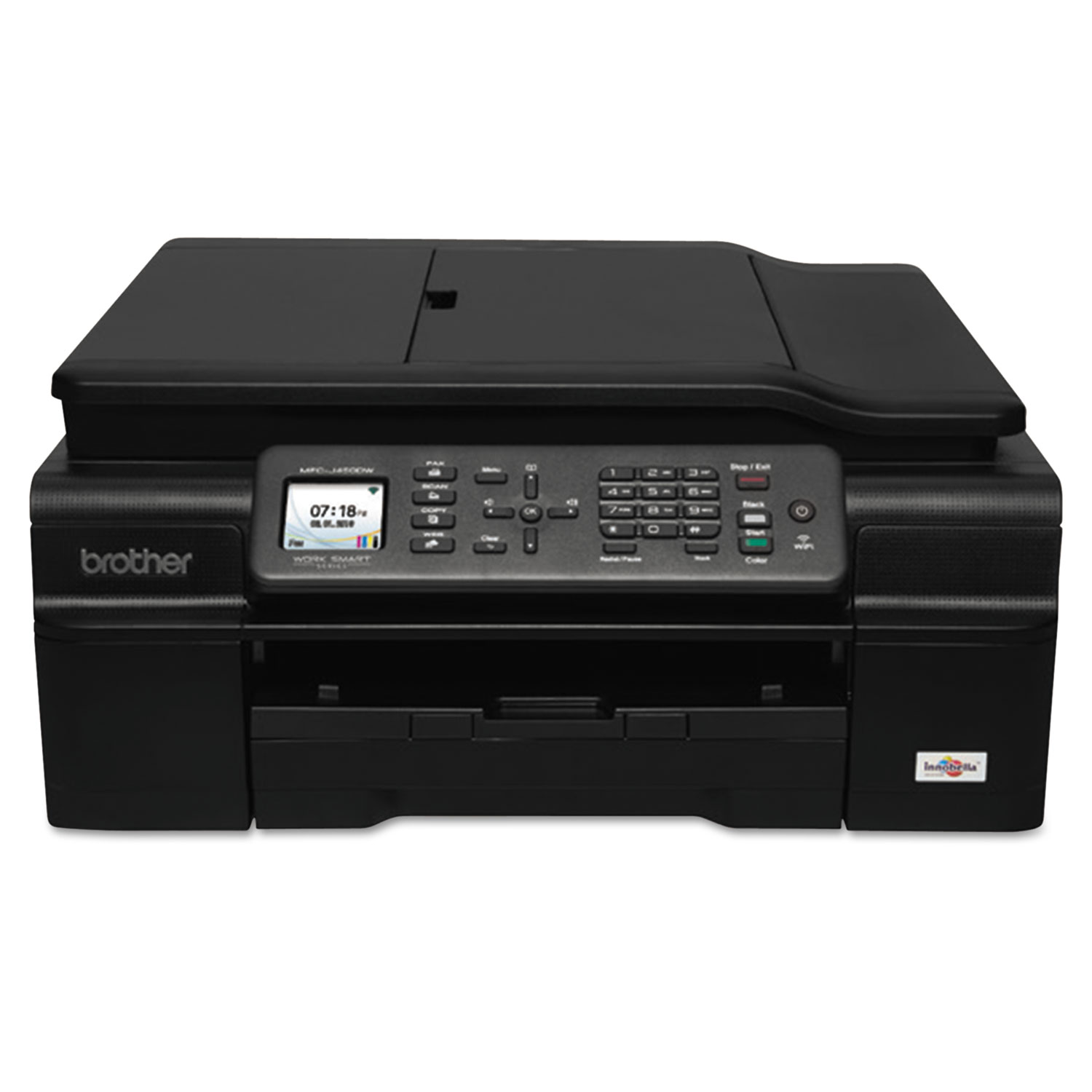 Work Smart MFC-J460DW Color Inkjet All-in-One, Copy/Fax/Print/Scan
