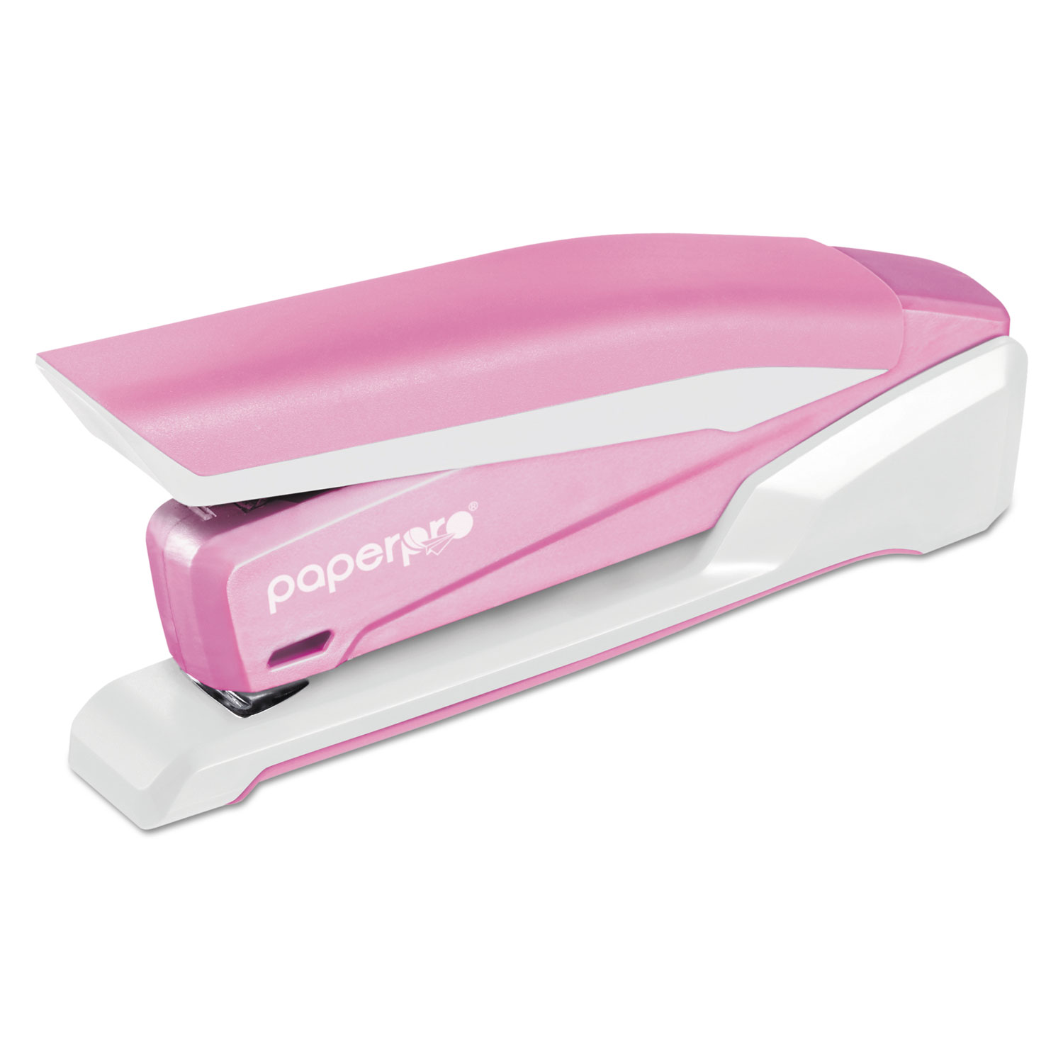 inCOURAGE 20 Desktop Stapler, 20-Sheet Capacity, Pink/White
