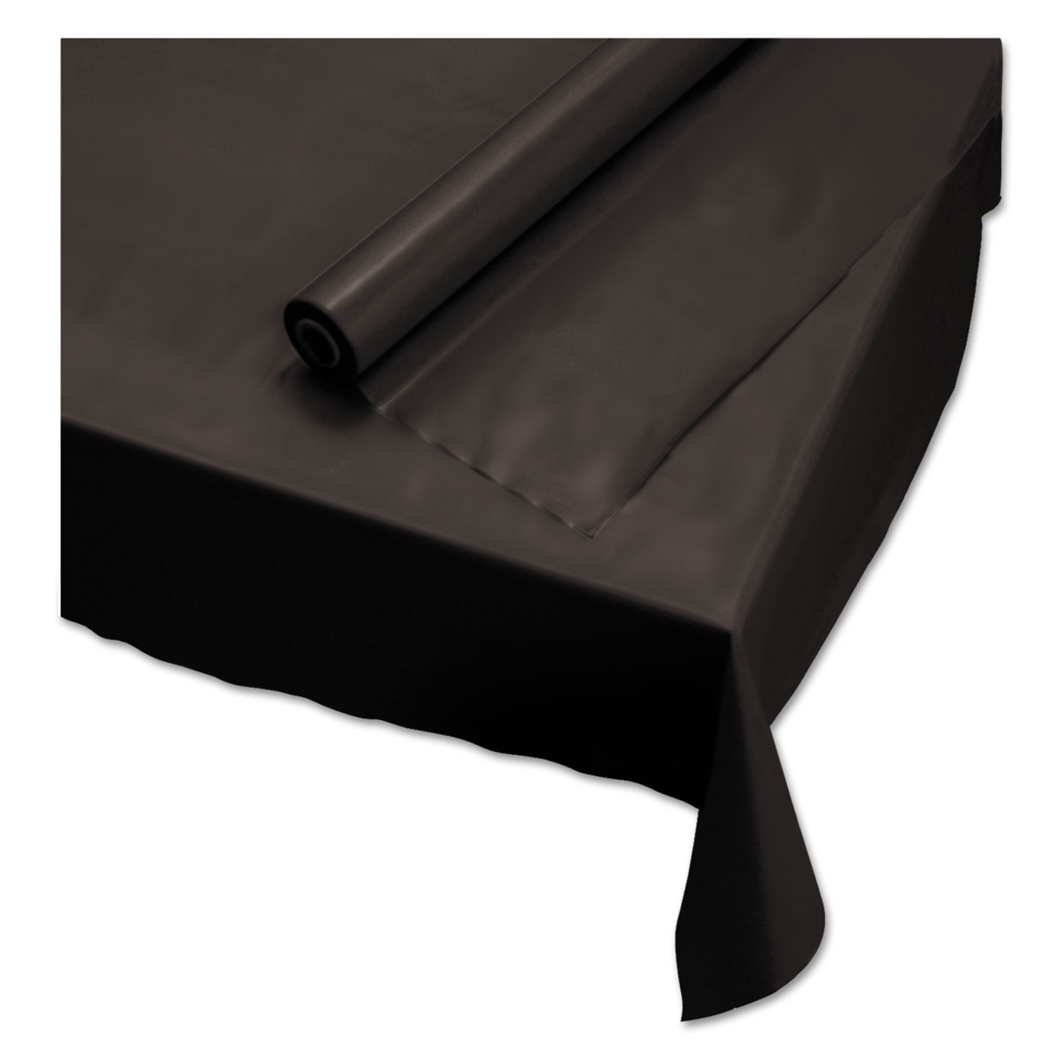 Plastic Roll Tablecover 40 X 100 Ft Black Cartridge Savers Plastic roll tablecover 40 x 100 ft black cartridge savers