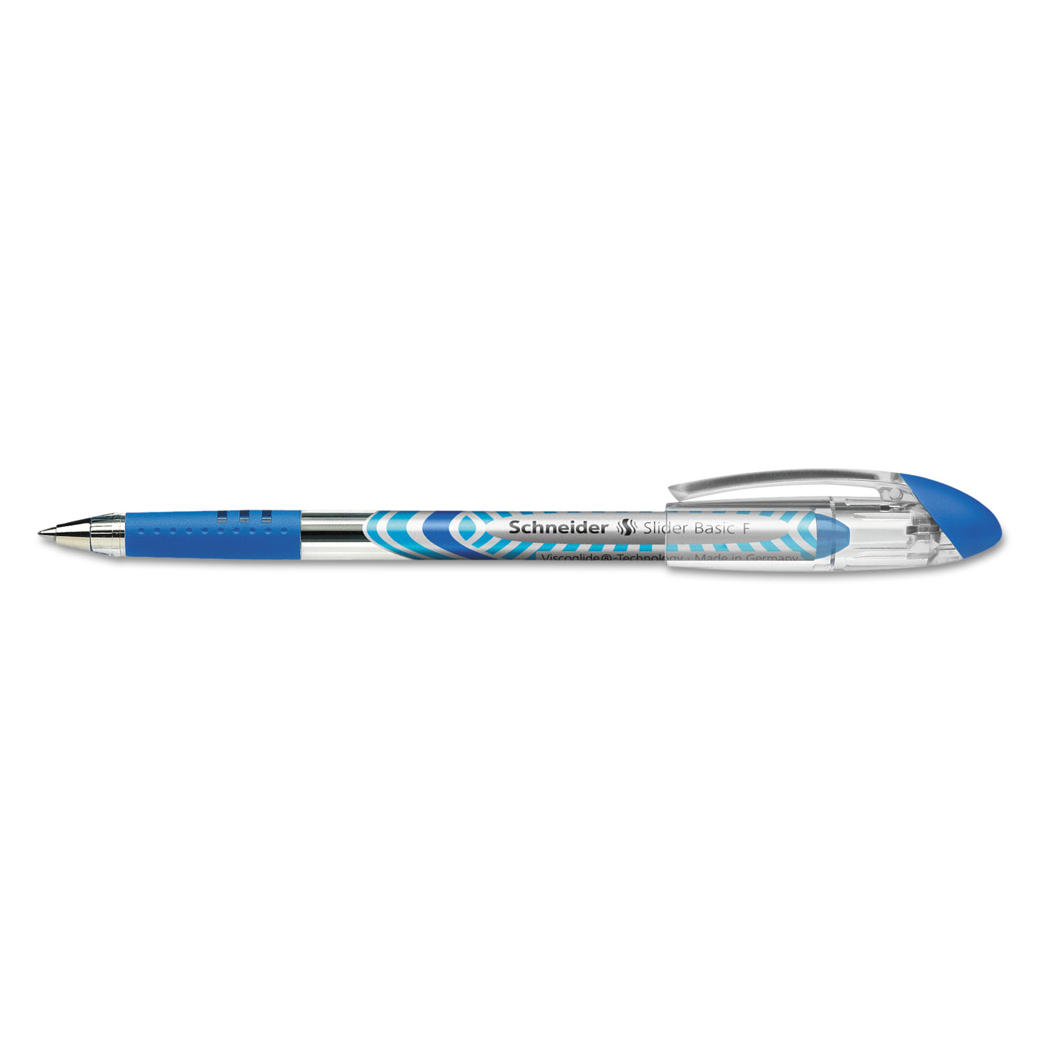 Schneider Slider Ballpoint Stick Pen, .7mm, Blue, 10/Box