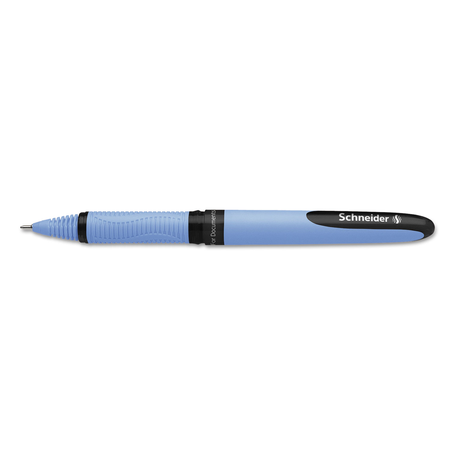 Schneider One Hybrid Rollerball Stick Pen, .3mm, Black, 10/Box