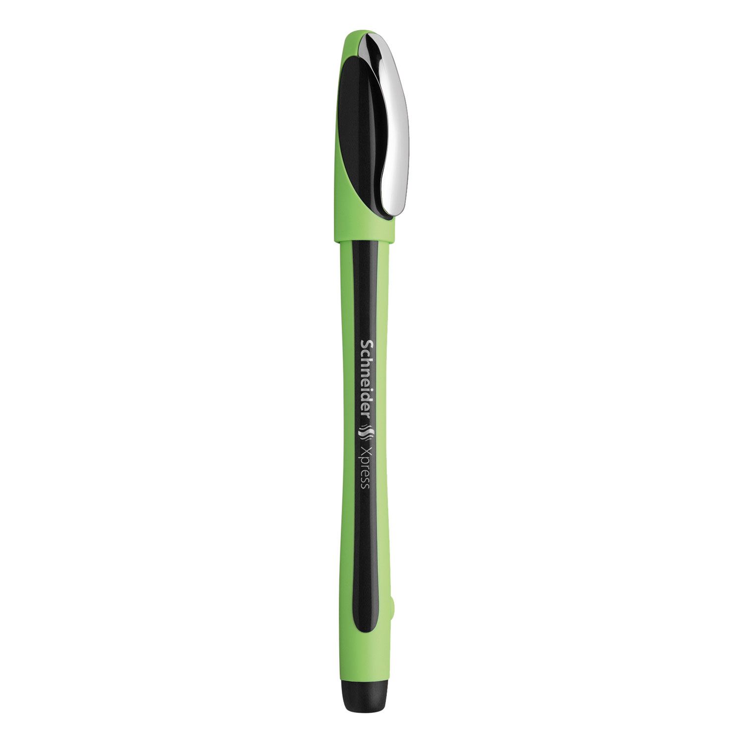 Schneider® Xpress Fineliner Stick Porous Point Pen, 0.8 mm, Black Ink, 10/Box