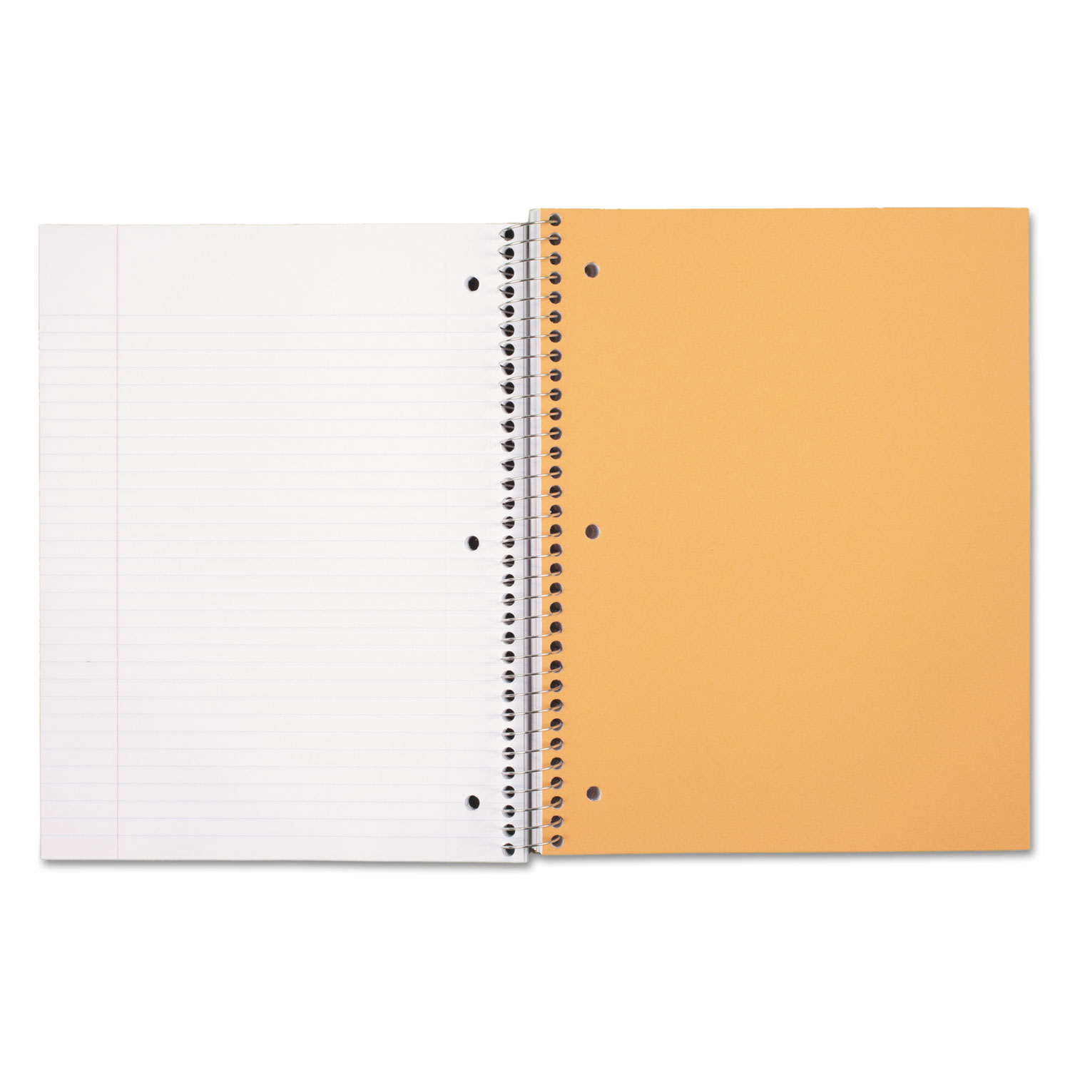 1 subject 100 sheets 8.5x11 spiral bound notebook