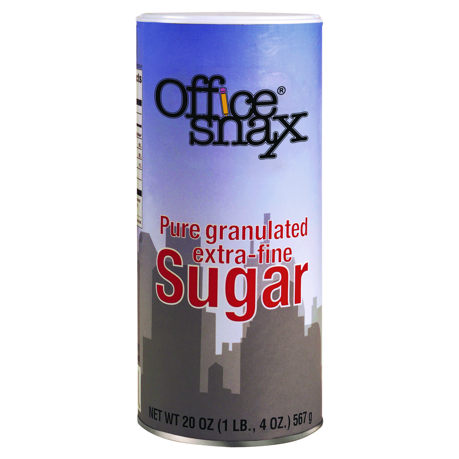 Reclosable Canister of Sugar, 20 oz