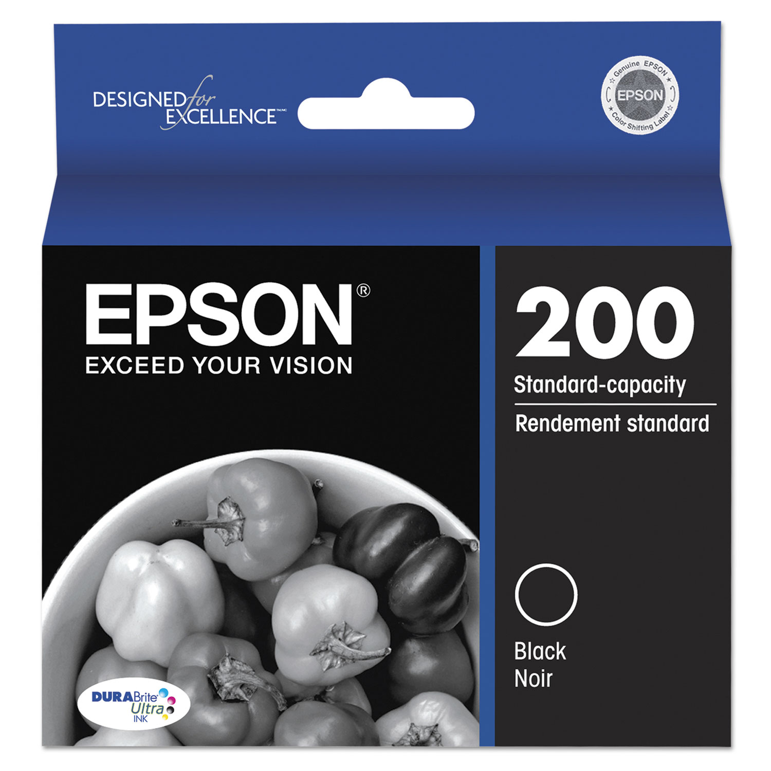  Epson T200120S T200120S (200) DURABrite Ultra Ink, 175 Page-Yield, Black (EPST200120S) 