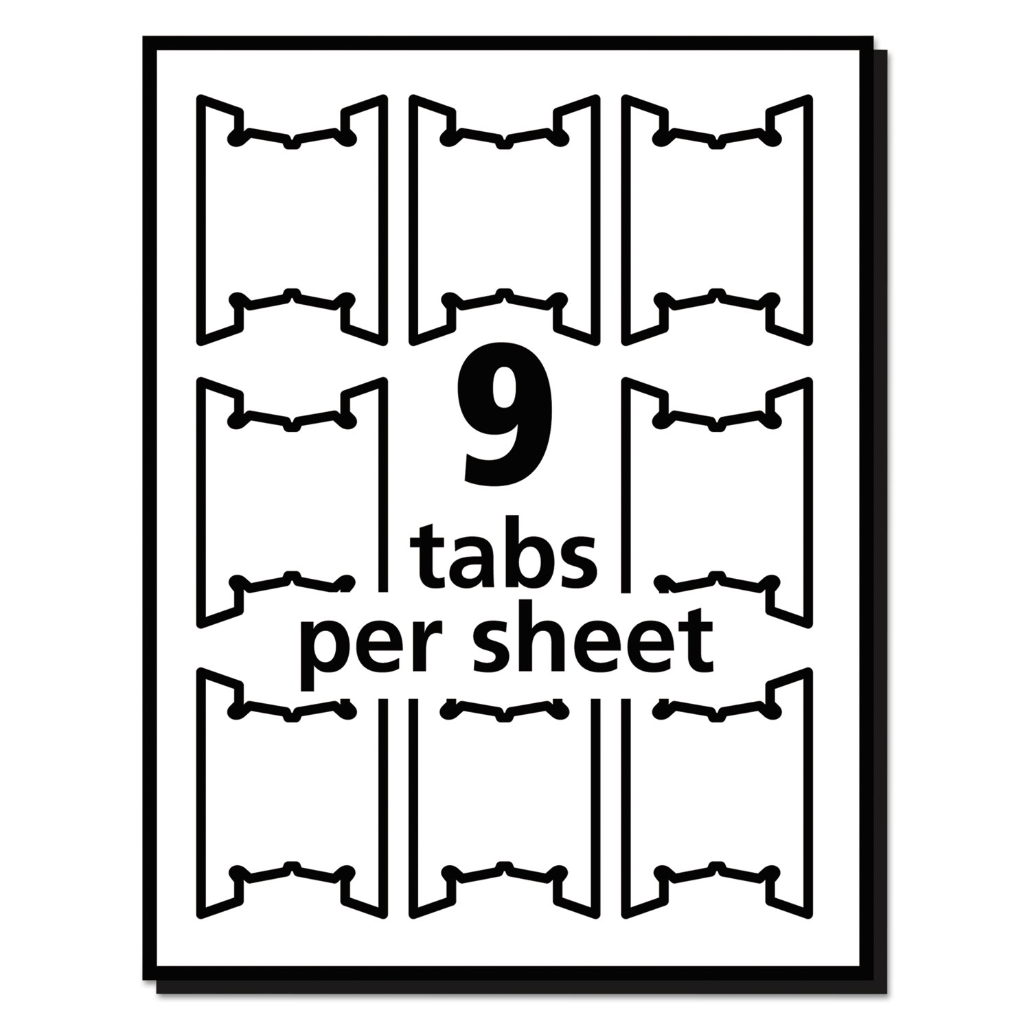 Print Write On Hanging Tabs By Avery AVE5567 OnTimeSupplies