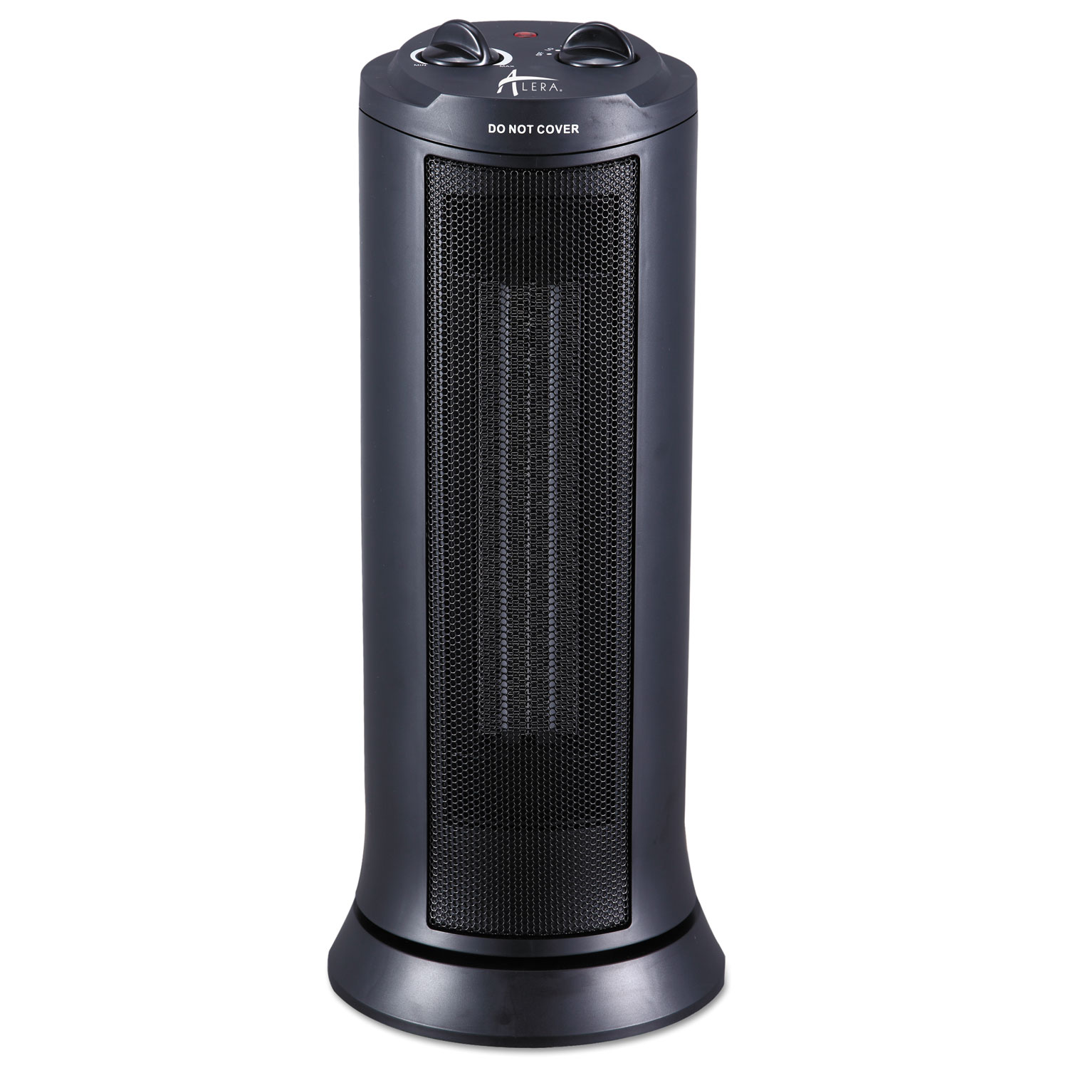  Alera ALEHECT17 Mini Tower Ceramic Heater, 7 3/8w x 7 3/8d x 17 3/8h, Black (ALEHECT17) 