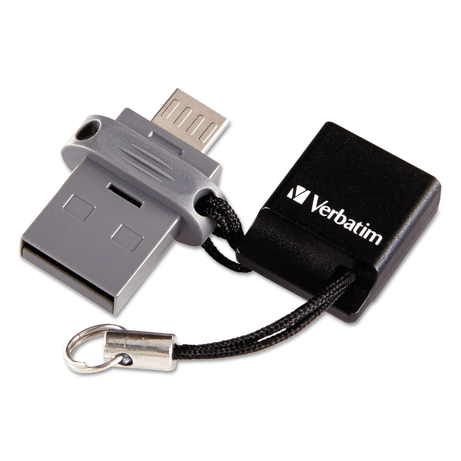  Verbatim 99138 Store 'n' Go Dual USB Flash Drive for OTG Devices, 16 GB, Black (VER99138) 