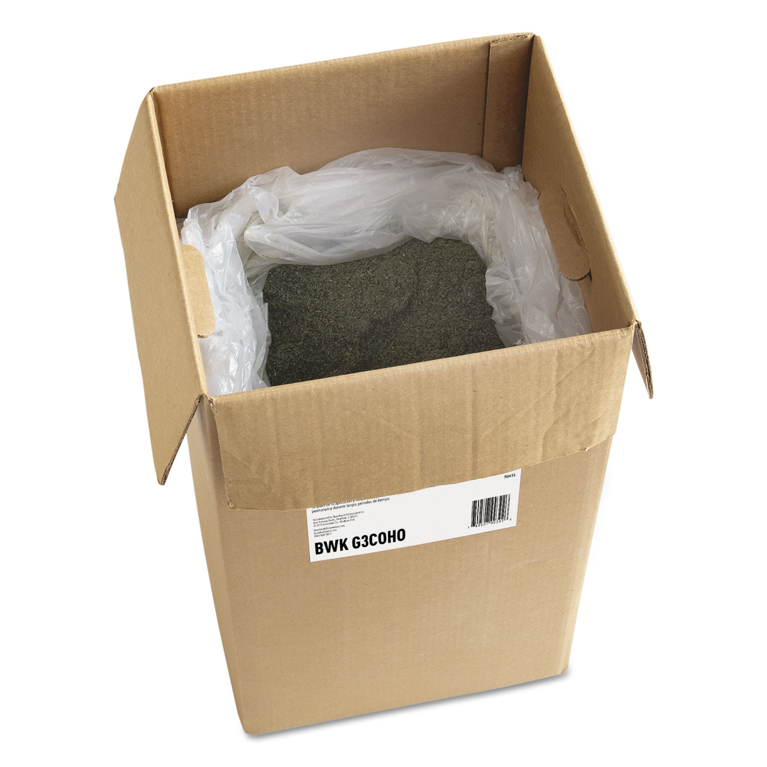  Boardwalk BWKG3COHO Oil-Based Sweeping Compound, Grit-Free, Green, 50lbs, Box (BWKG3COHO) 