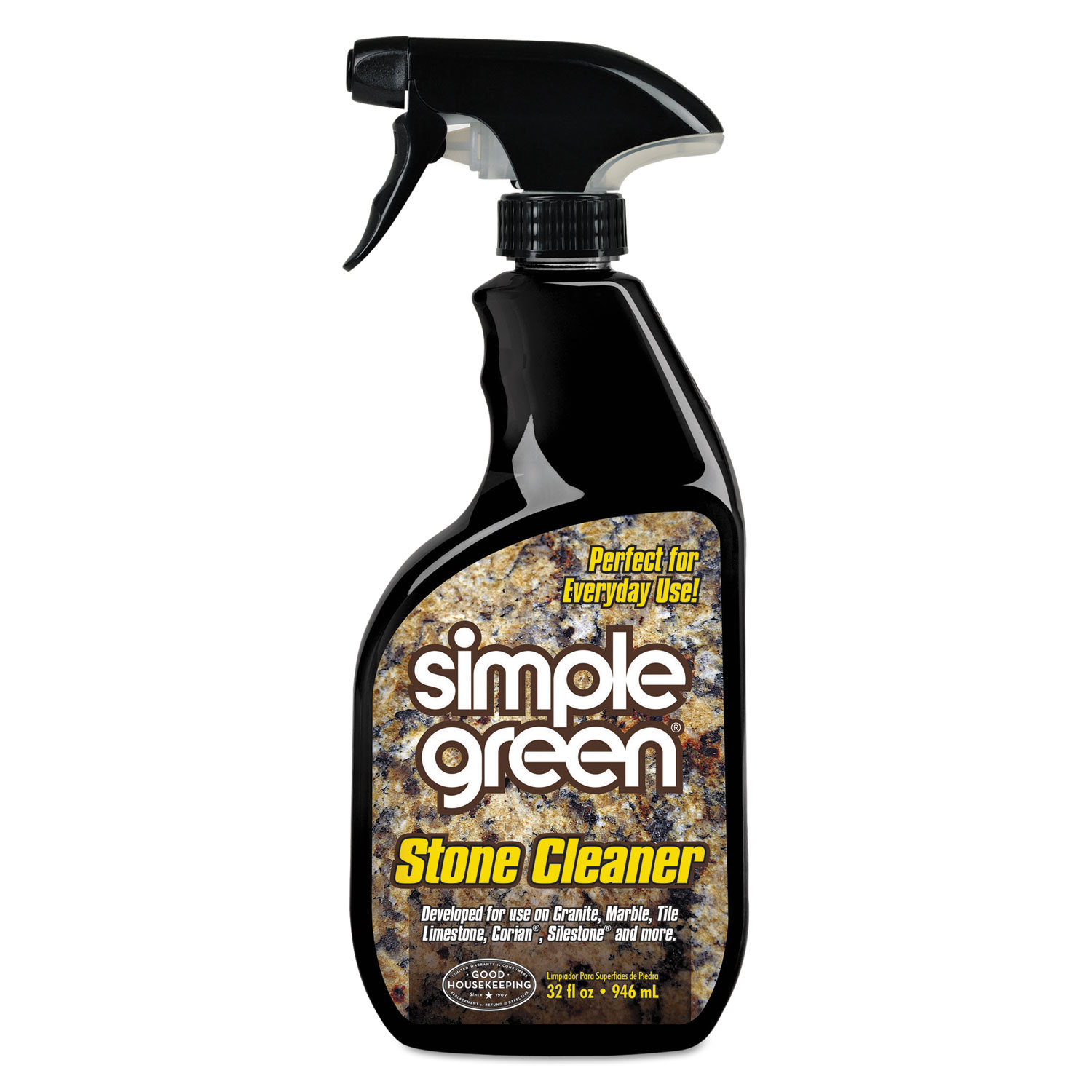 Non-Abrasive Stone Cleaner, Unscented, 32oz Bottle