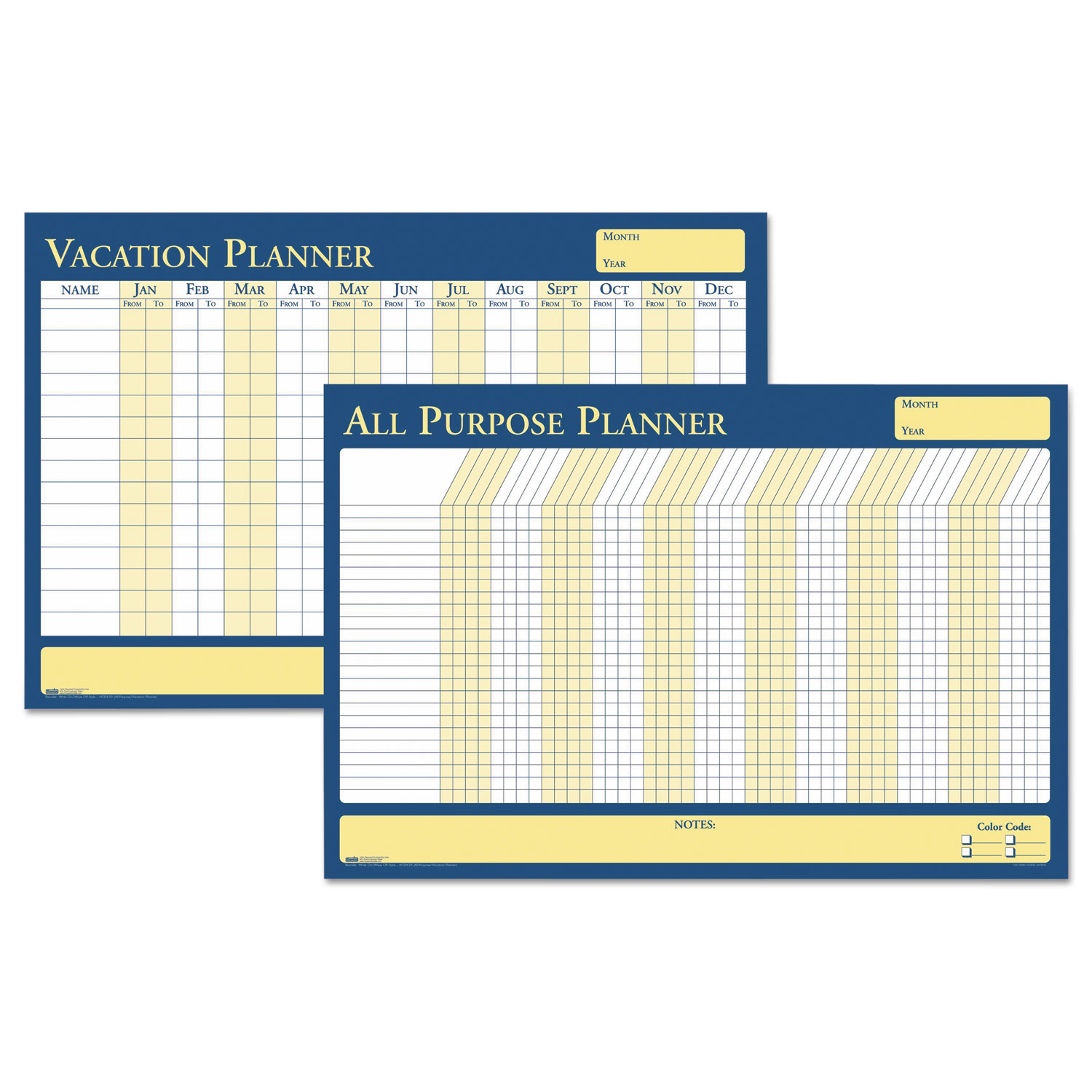  House of Doolittle 639 100% Recycled All-Purpose/Vacation Plan-A-Board Planning Board, 36 x 24 (HOD639) 