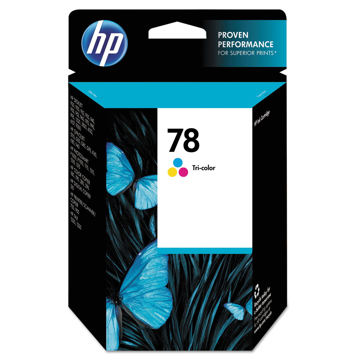  HP C6578DN HP 78, (C6578DN) Tri-Color Original Ink Cartridge (HEWC6578DN) 