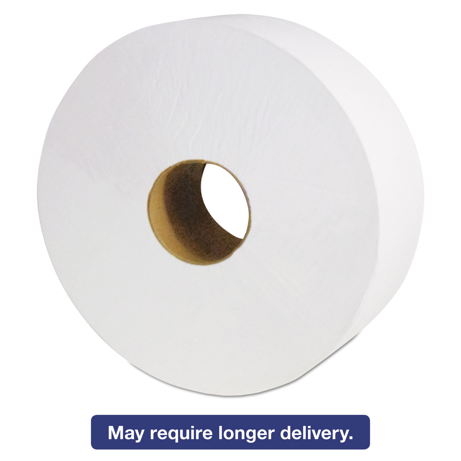 Select Jumbo Bath Tissue, 1-Ply, White, 3 1/2 x 2000 ft, 12 Rolls/Carton