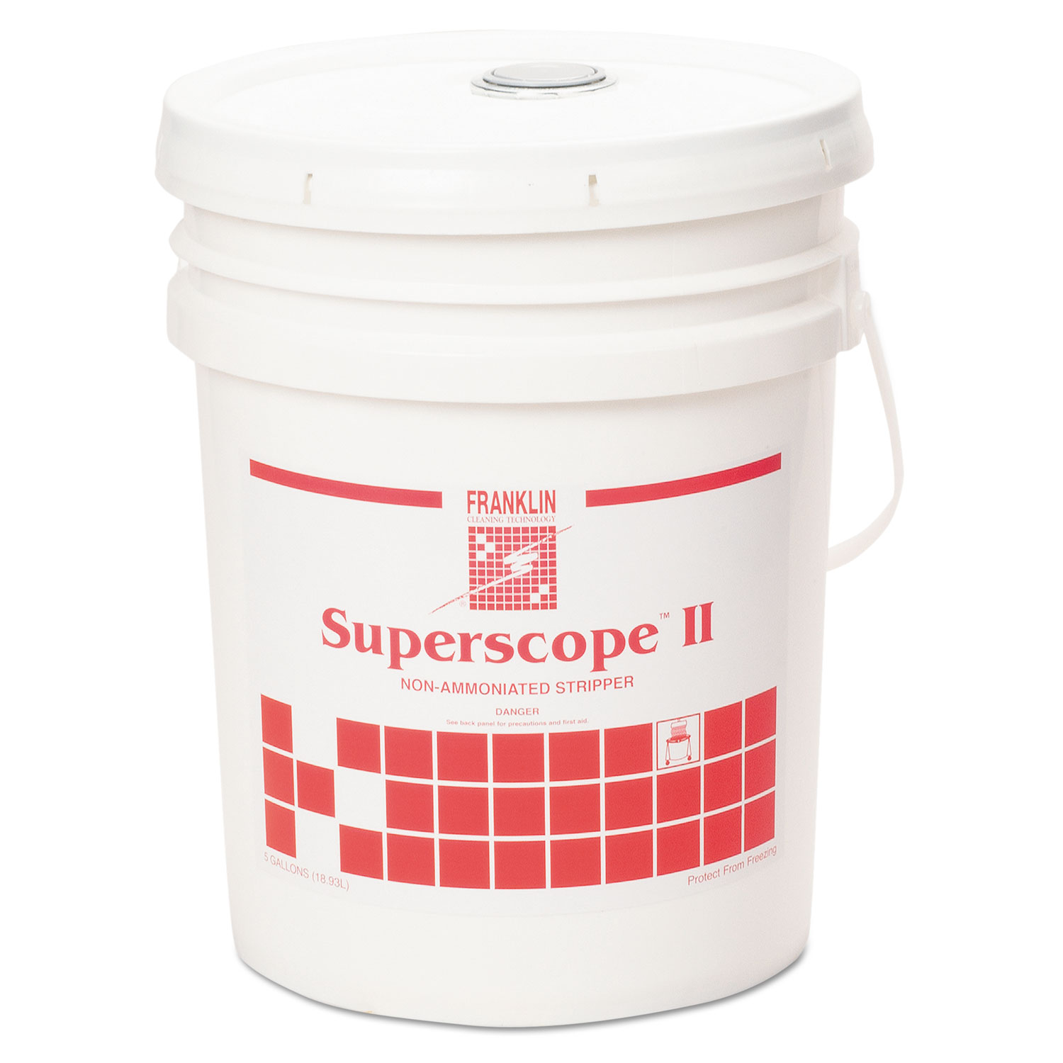  Franklin Cleaning Technology F209026 Superscope II Non-Ammoniated Floor Stripper, Liquid, 5 gal. Pail (FKLF209026) 