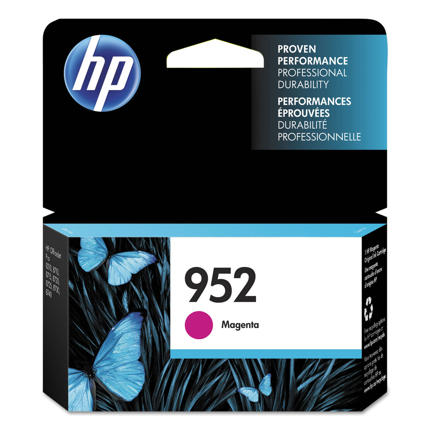 HP L0S52AN HP 952, (L0S52AN) Magenta Original Ink Cartridge (HEWL0S52AN) 