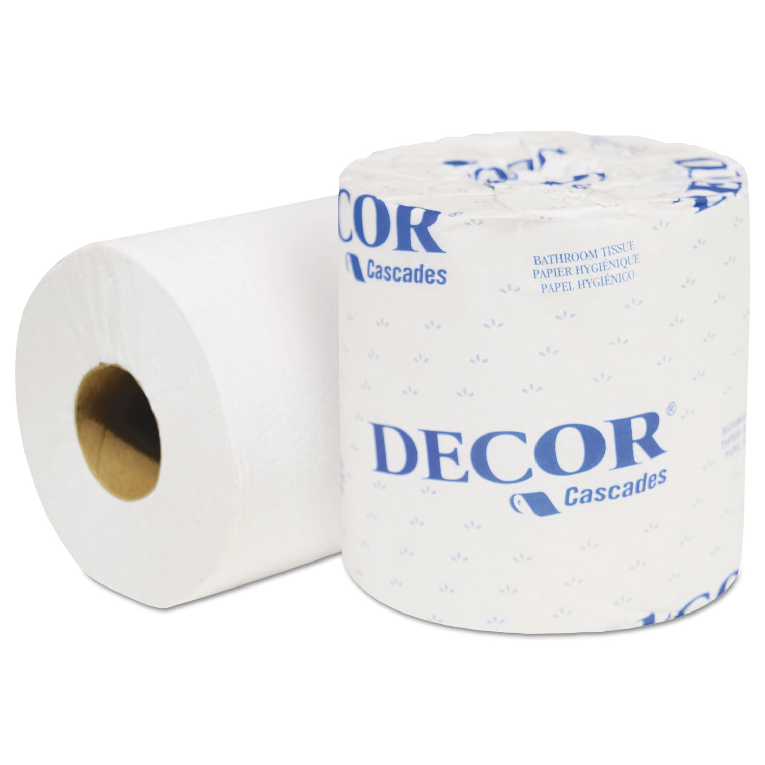  Cascades PRO B150 Select Standard Bath Tissue, 1-Ply, White, 4.3 x 3.25, 1210/Roll, 80 Roll/Carton (CSDB150) 
