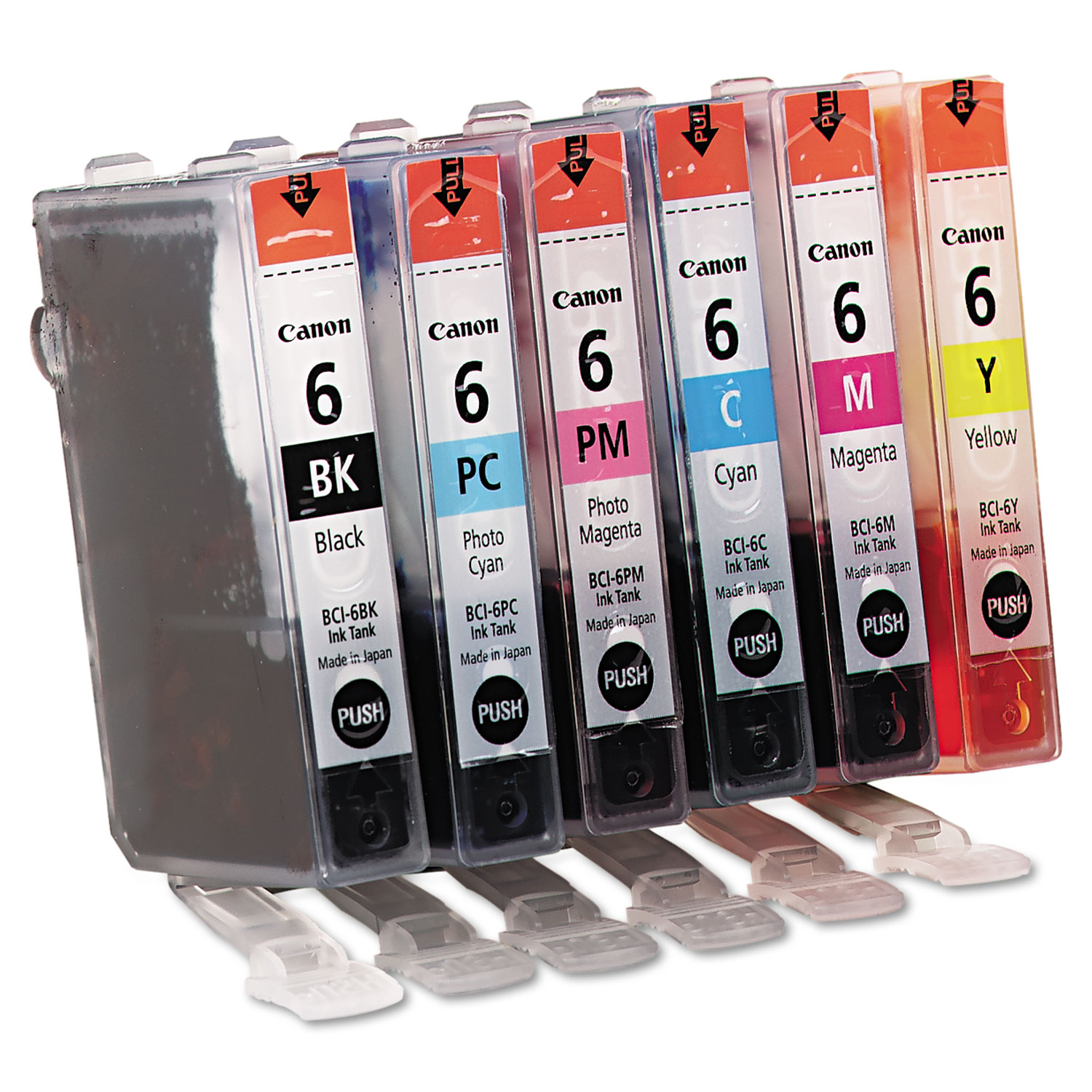  Canon 4705A018 4705A018 (BCI-6) Ink, 370 Page-Yield, Assorted, 6/PK (CNM4705A018) 