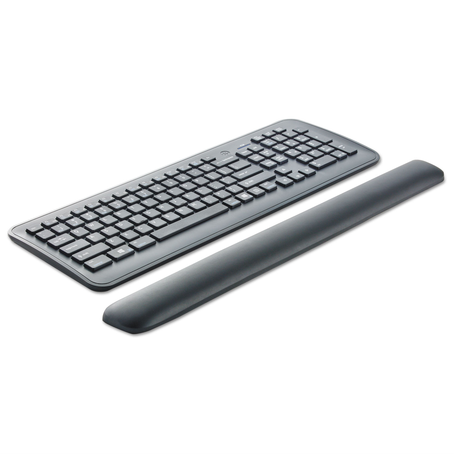 Gel Wrist Rest for Keyboards, 19x 2 x 3/4, Solid Color