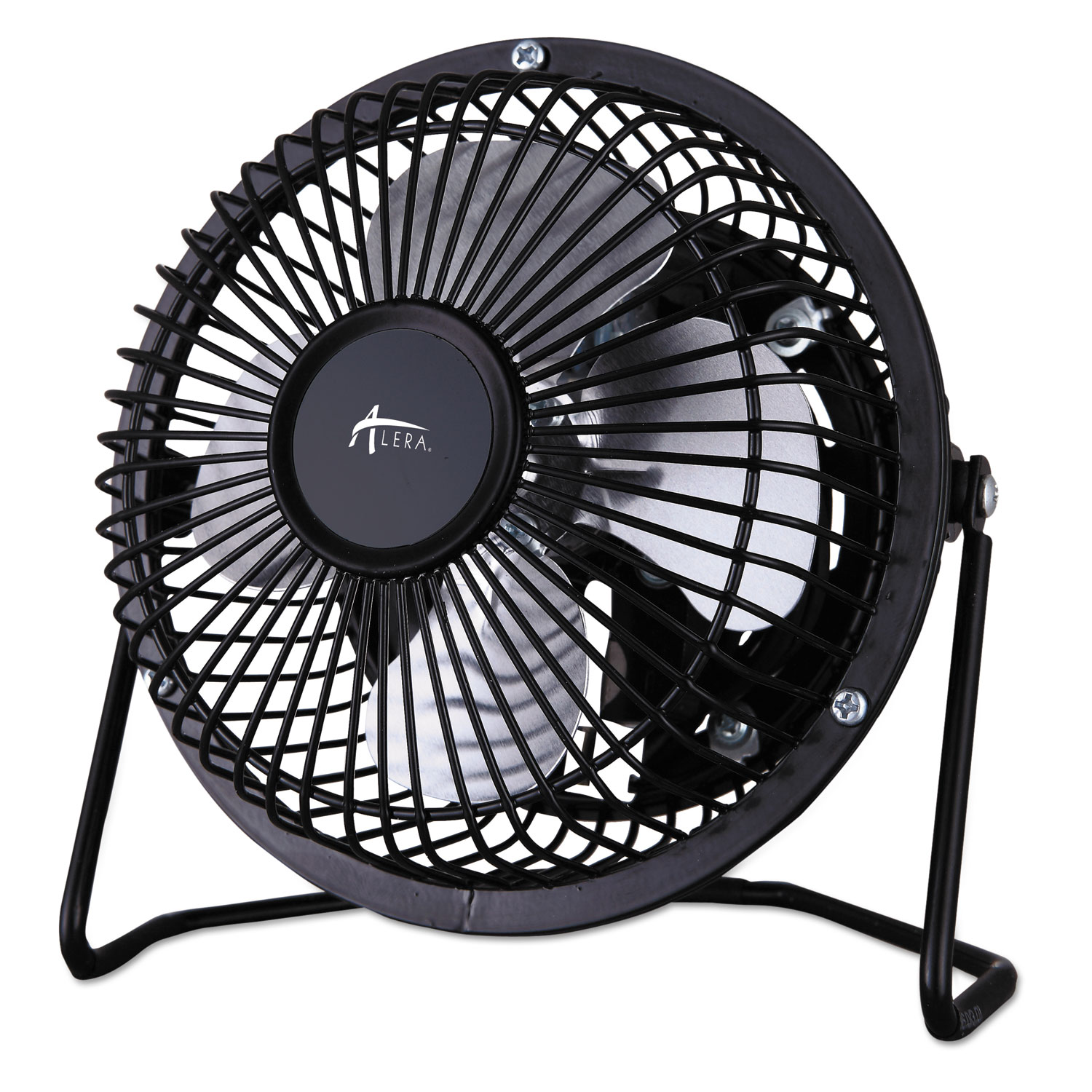 4 Mini Personal Cooling Fan, Steel, Black