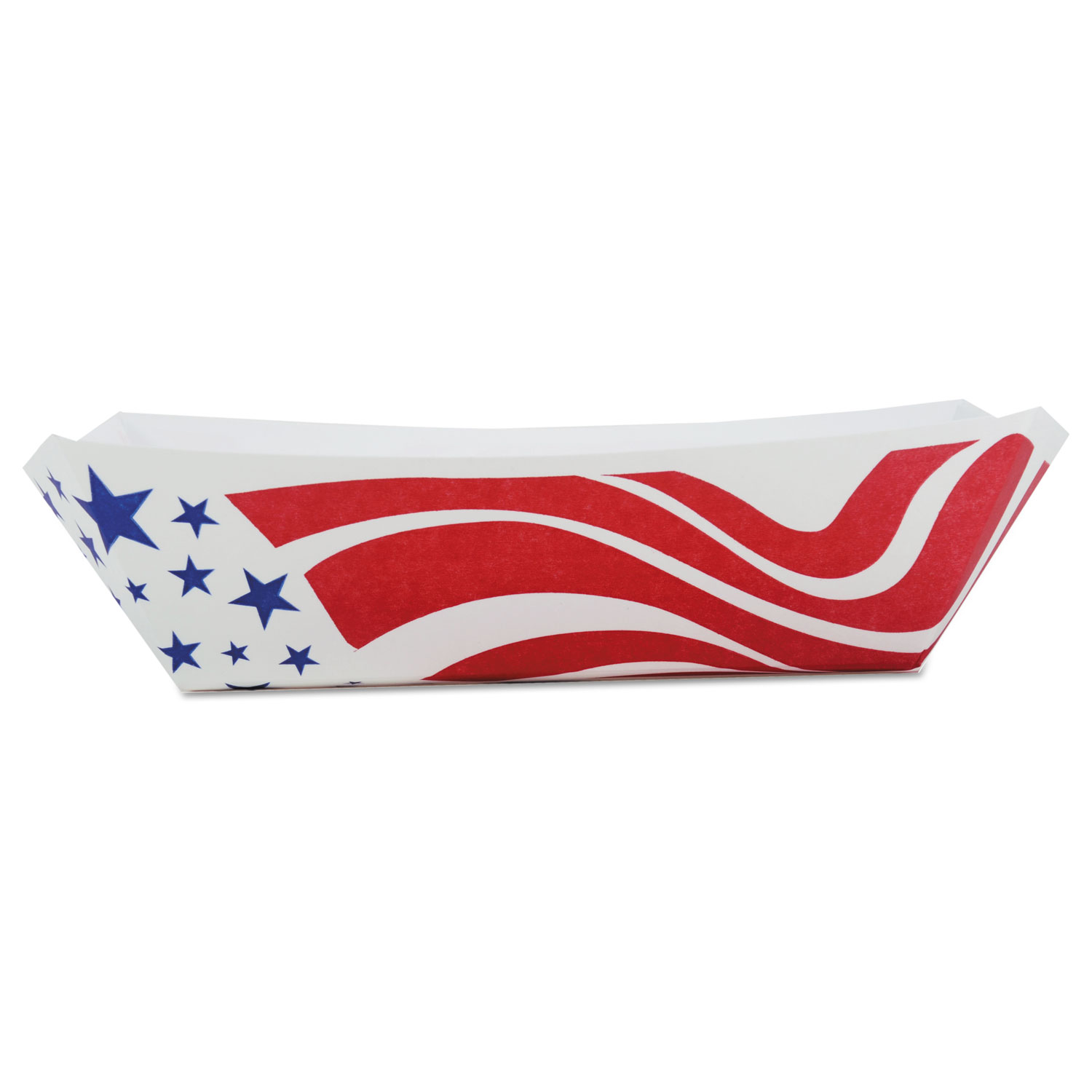  SCT 0533 American Flag Paper Food Baskets, Red/White/Blue, 1 lb Capacity, 1000/Carton (SCH0533) 
