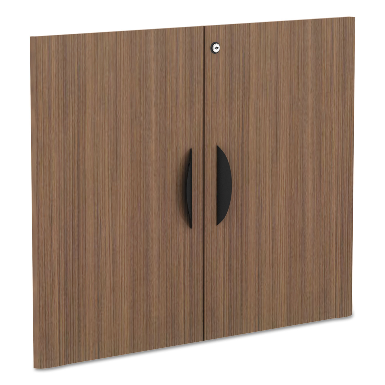 Alera Valencia Series Cabinet Door Kit For All Bookcases, 31 1/4 Wide, Walnut