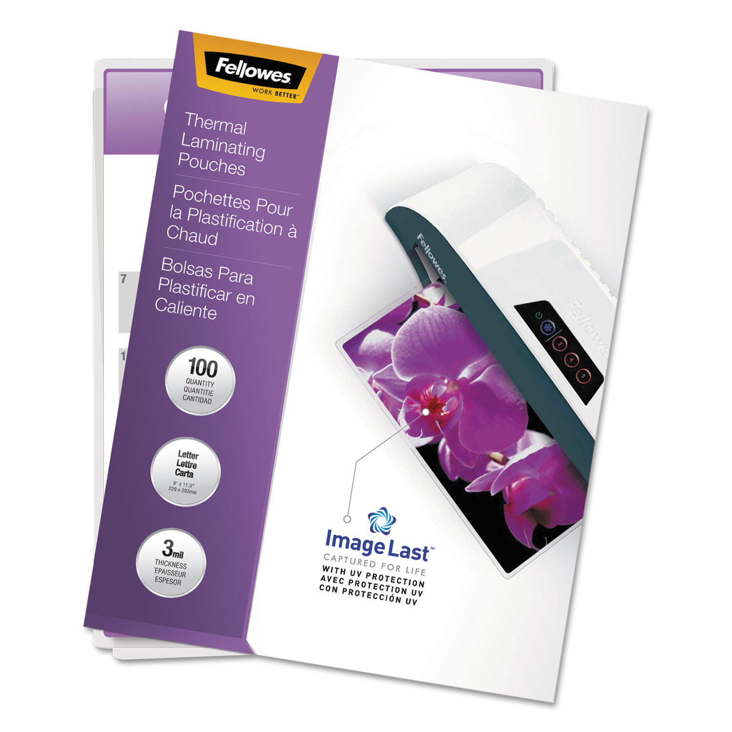 ImageLast Laminating Pouches with UV Protection, 3mil, 11 1/2 x 9, 100/Pack