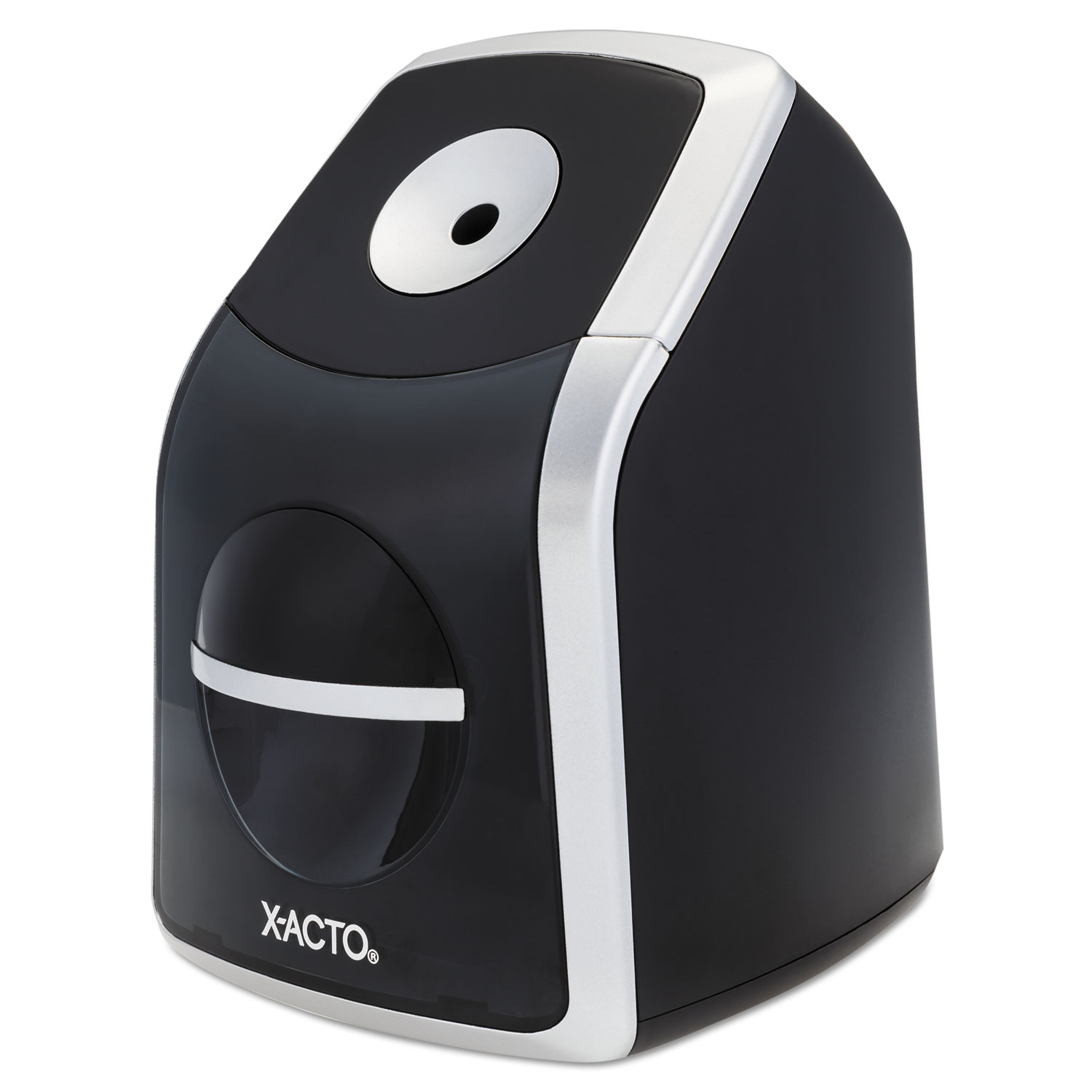  X-ACTO 1771LMR SharpX Classic Home Office Electric Pencil Sharpener, AC-Powered, 3 x 4 x 5.1, Black/Silver (EPI1771LMR) 